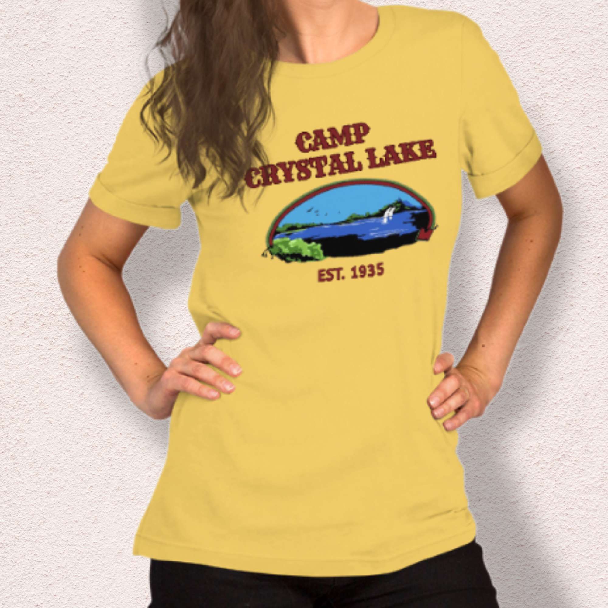 Camp Crystal Lake Tee | Unisex Vintage Horror Camp Graphic Shirt