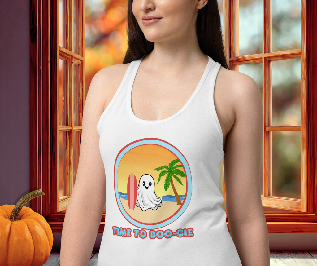 Time to Boo-gie Racerback Tank | Women’s Ghost Surf Summerween Top