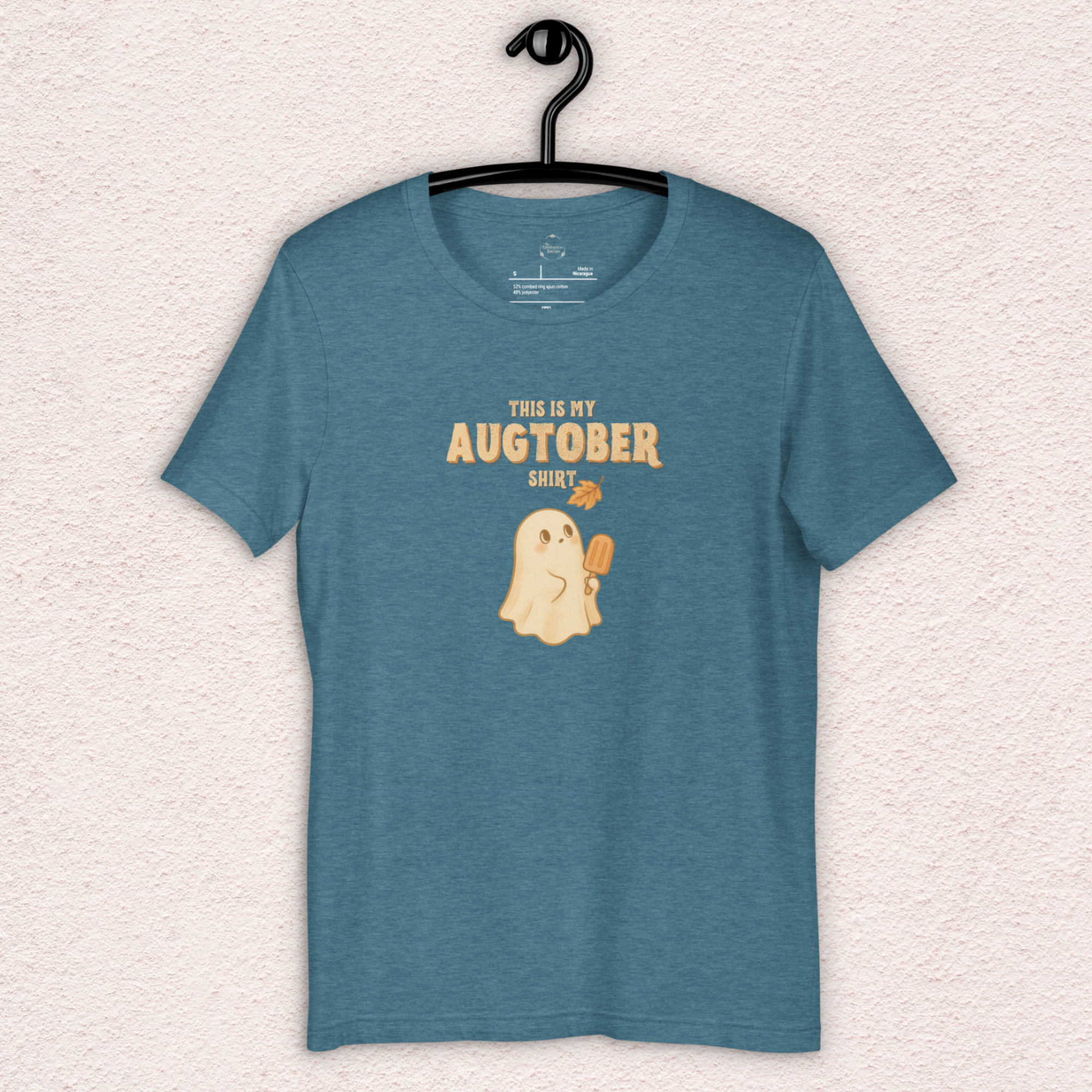 This Is My Augtober Shirt Tee | Unisex Ghost Fall Graphic Shirt