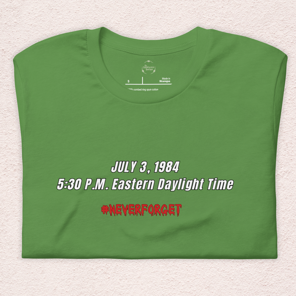 July 3, 1984 Tee | Unisex Horror Cult Classic Graphic Shirt