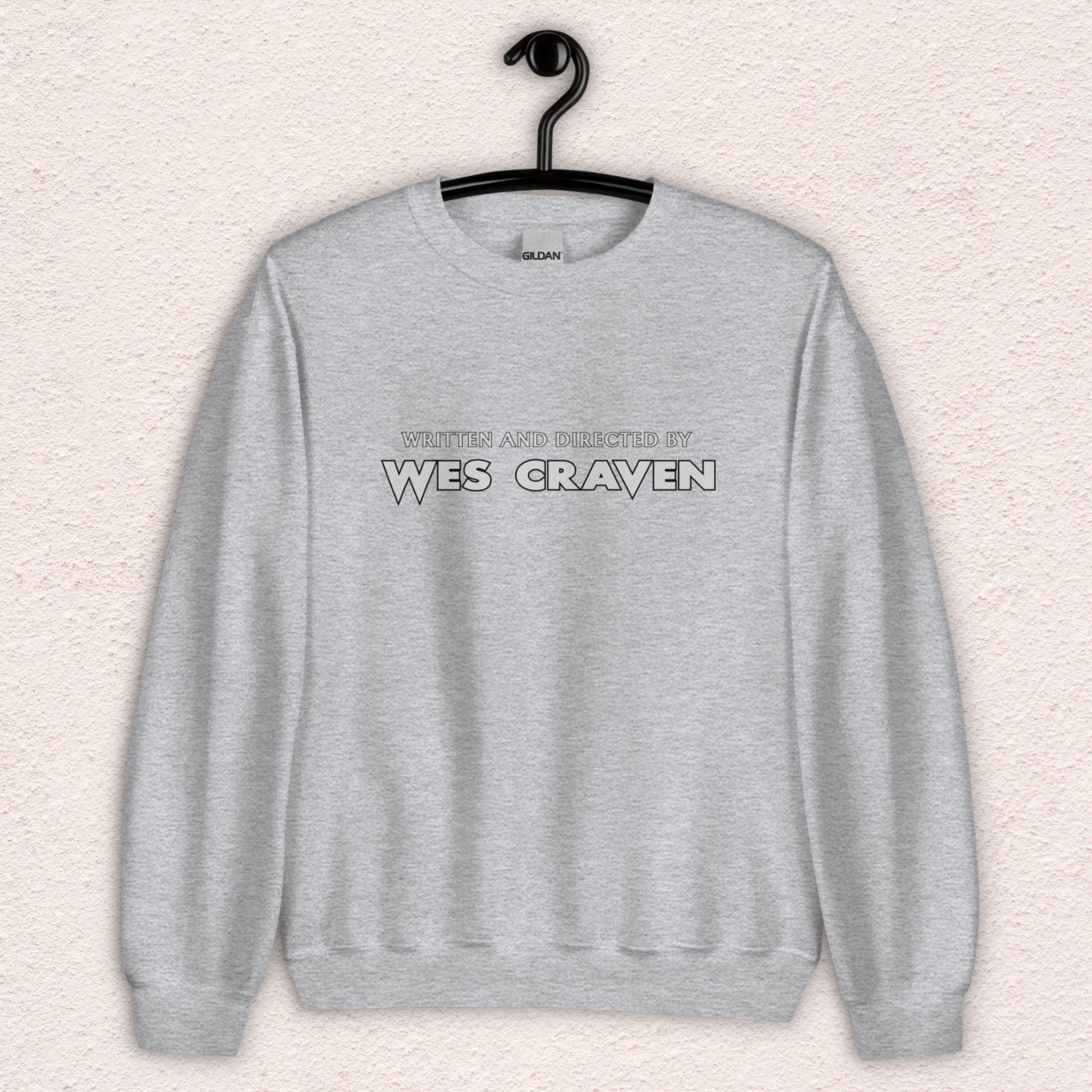 Written & Directed by Wes Craven Sweatshirt | Unisex Horror Film Lover Crewneck