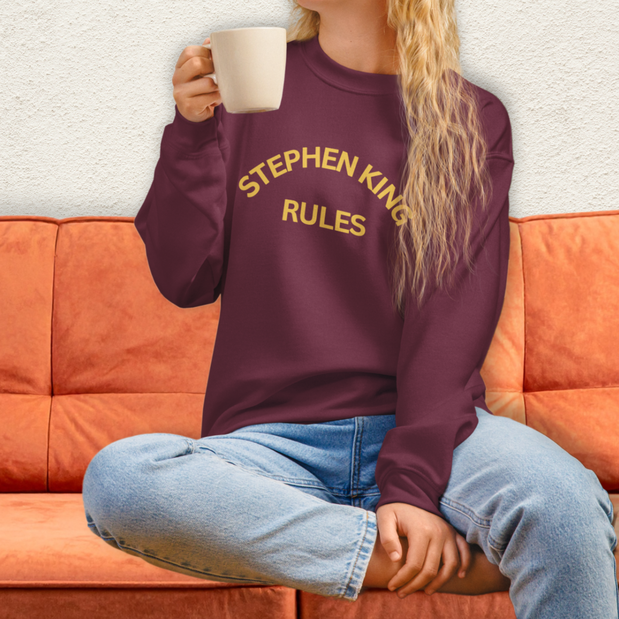Stephen King Rules Sweatshirt | Gildan Unisex Crewneck