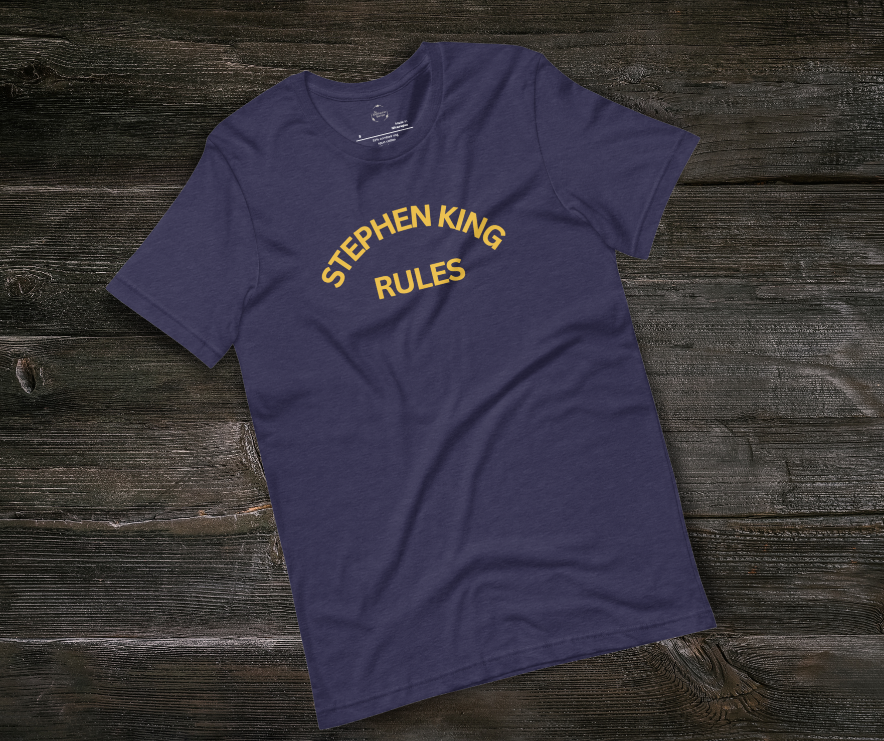 Stephen King Rules Tee | Unisex Horror Book Lover Graphic Shirt