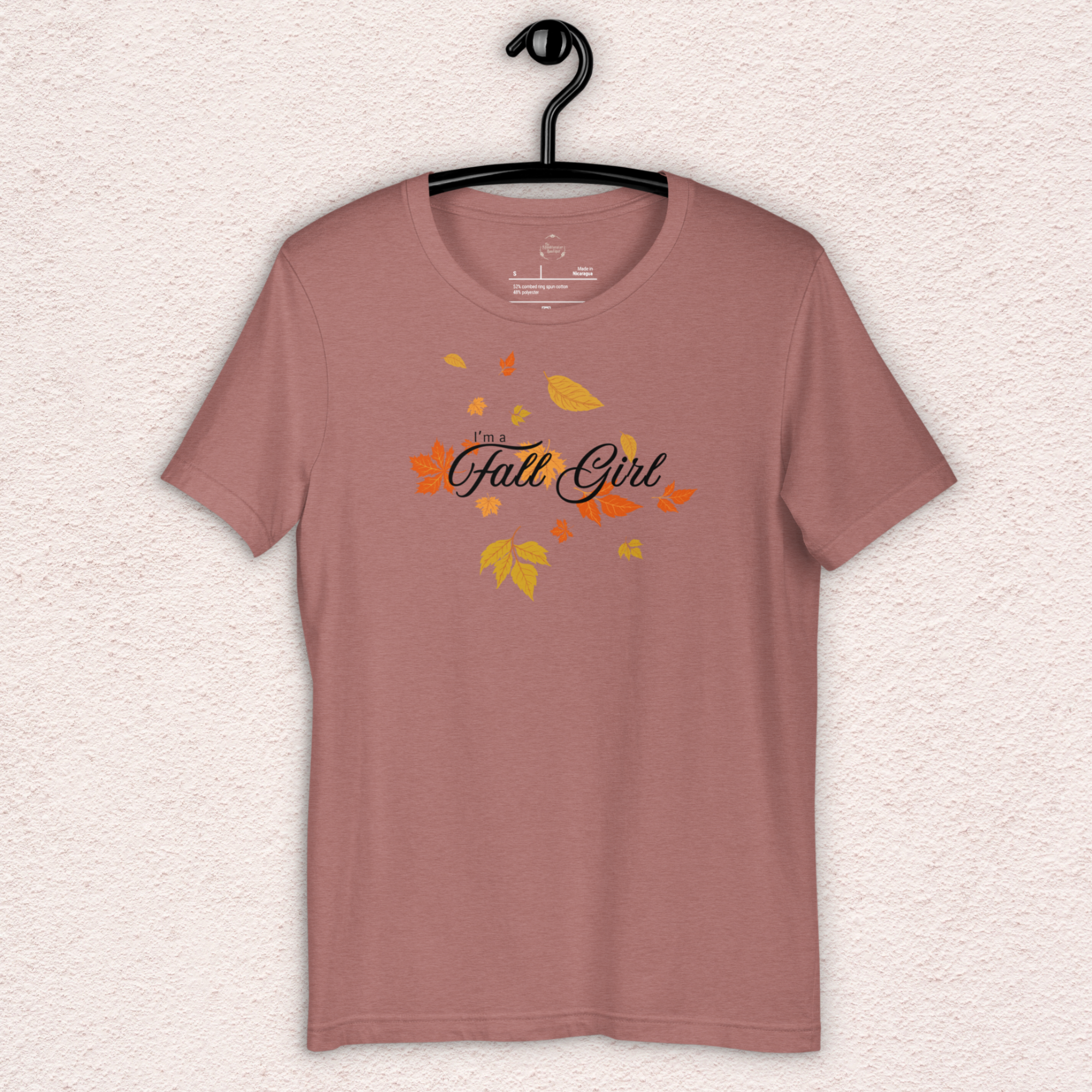 Fall Girl Tee | Unisex Cute Autumn Leaves Graphic Shirt