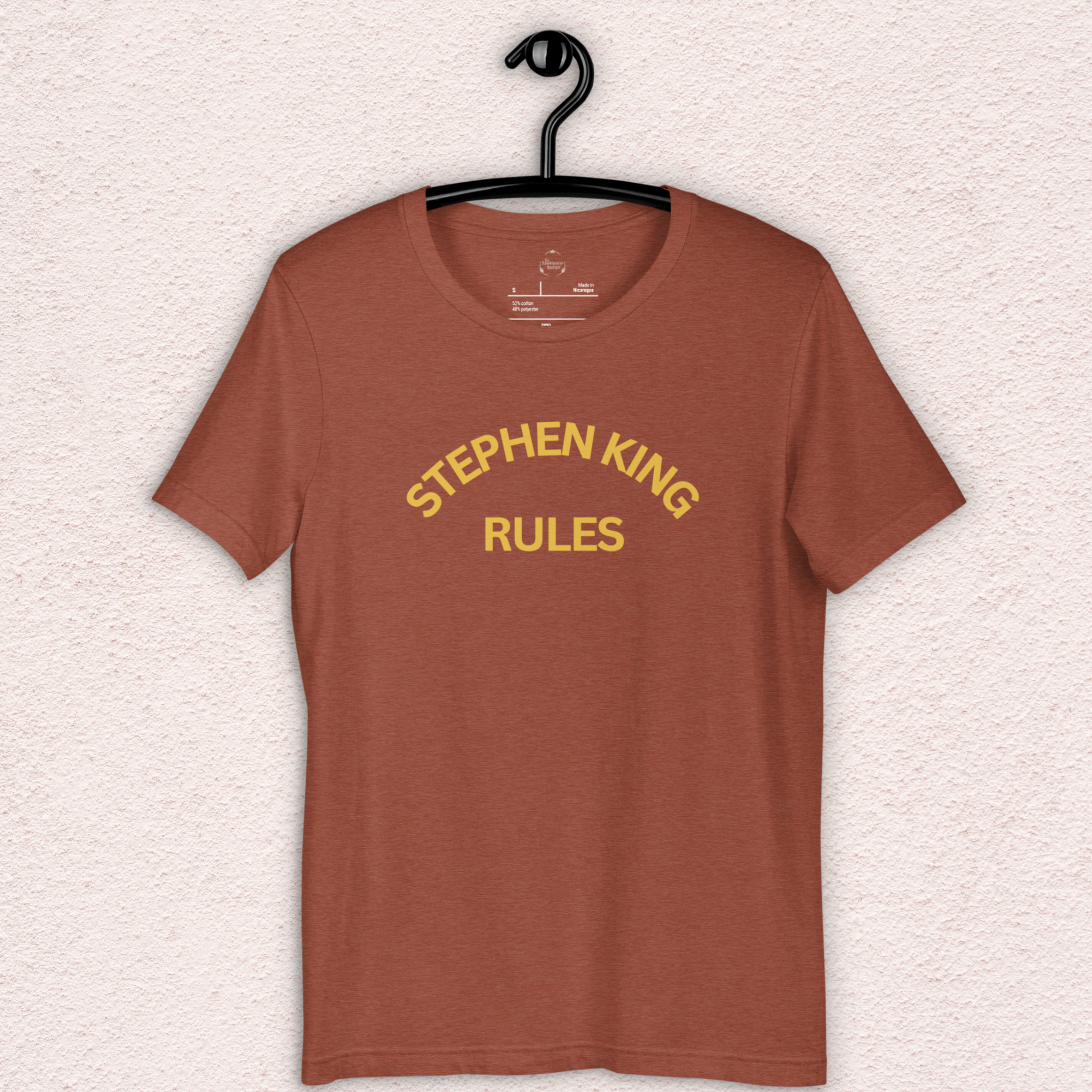 Stephen King Rules Tee | Unisex Horror Book Lover Graphic Shirt