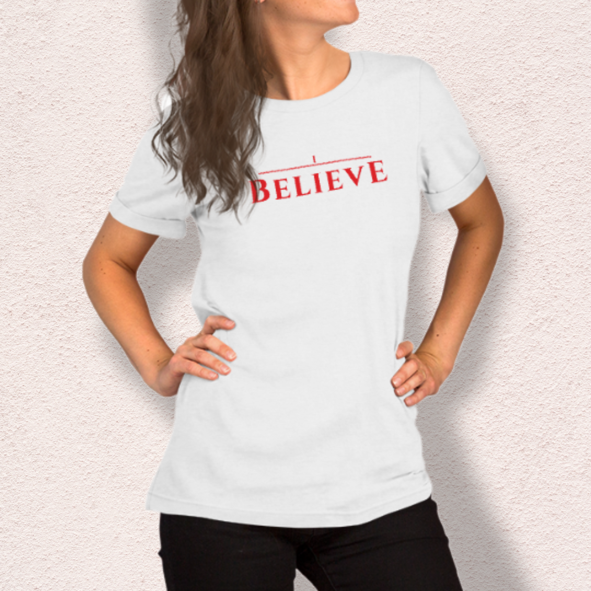 “I Believe” Upside Down Girl Survival Tee | Retro 80s Sci-Fi Inspired Graphic T-Shirt