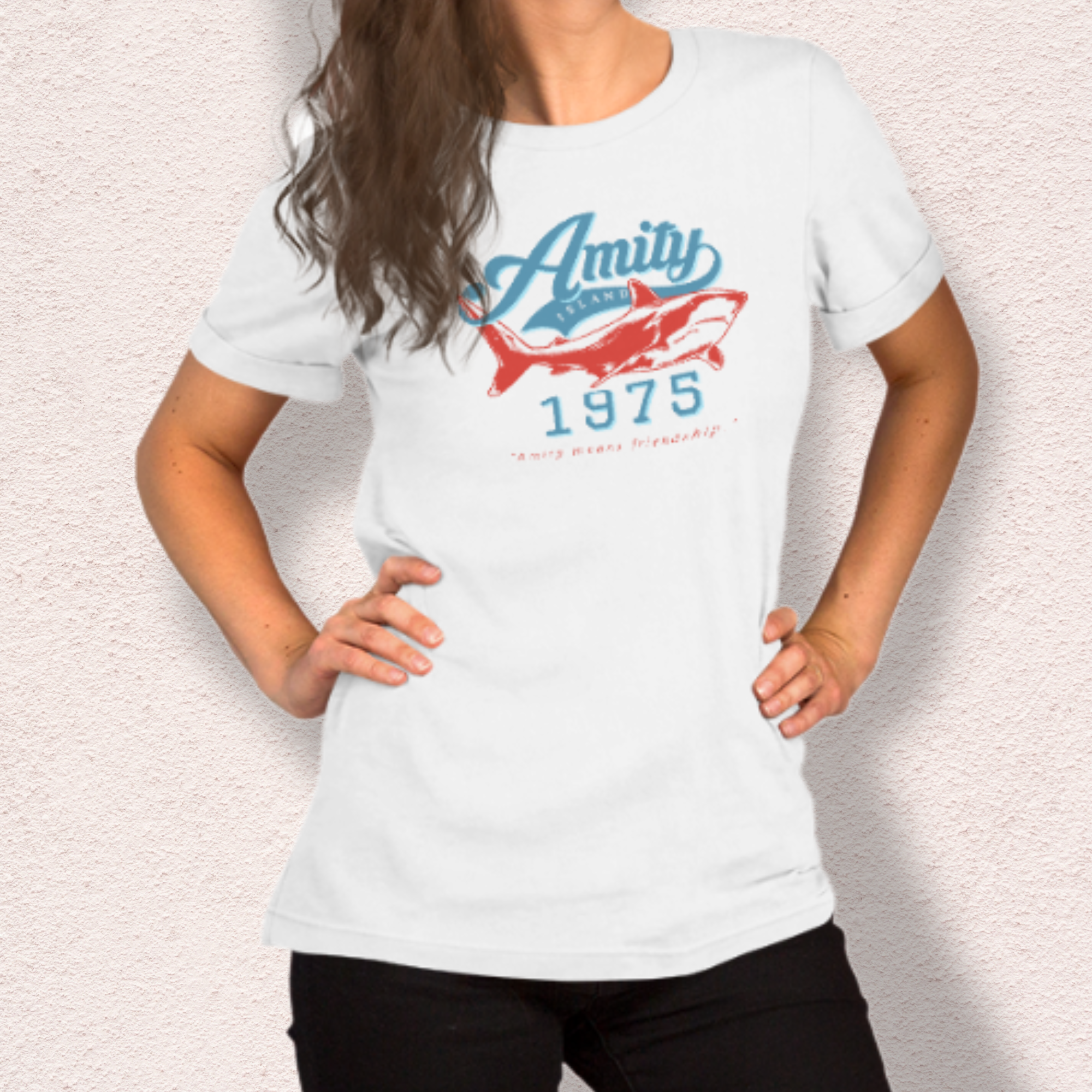Amity Means Friendship Tee | Unisex Coastal Horror Graphic Shirt
