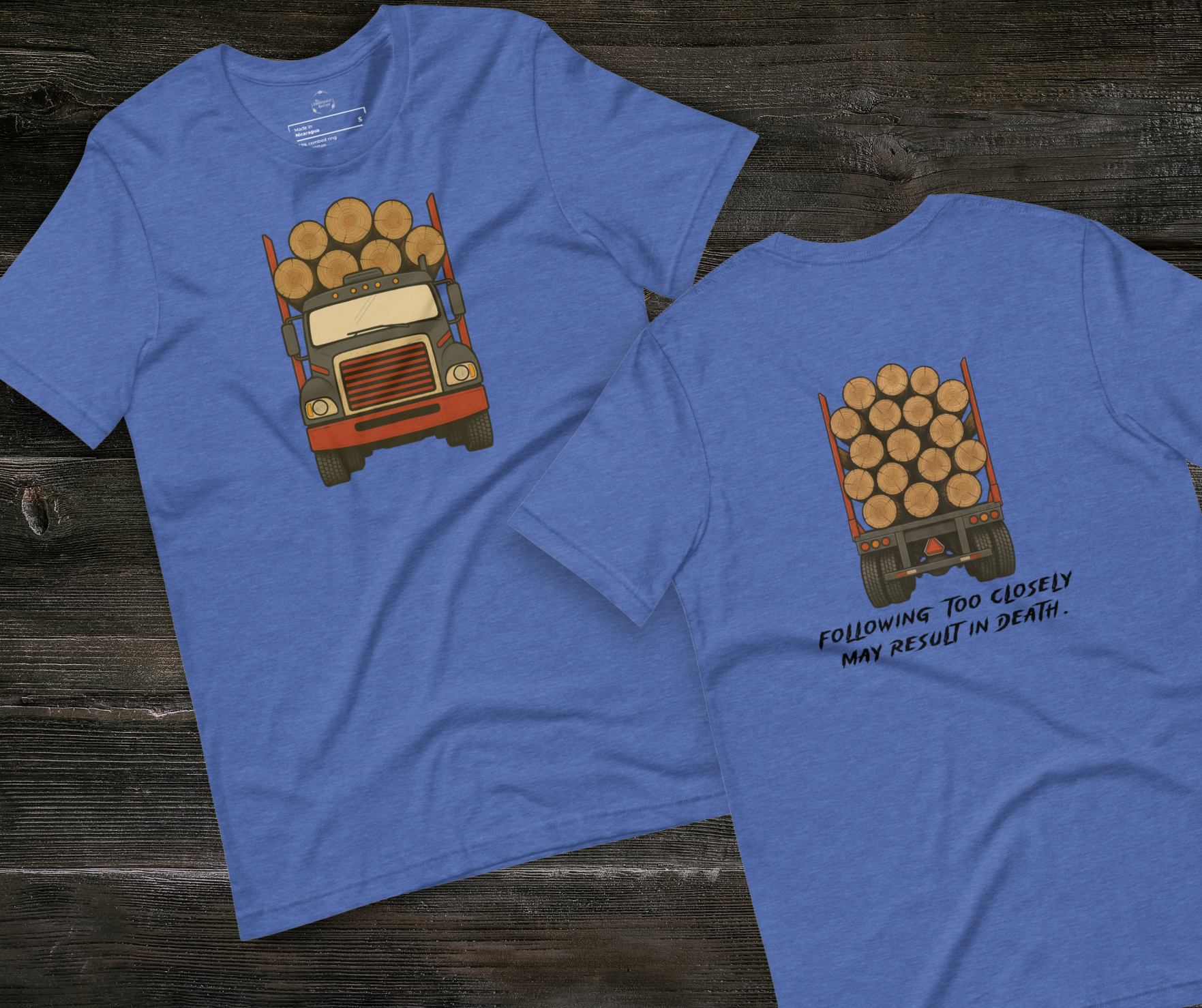 Following Too Closely Tee | Unisex Funny Horror Driving Graphic Shirt