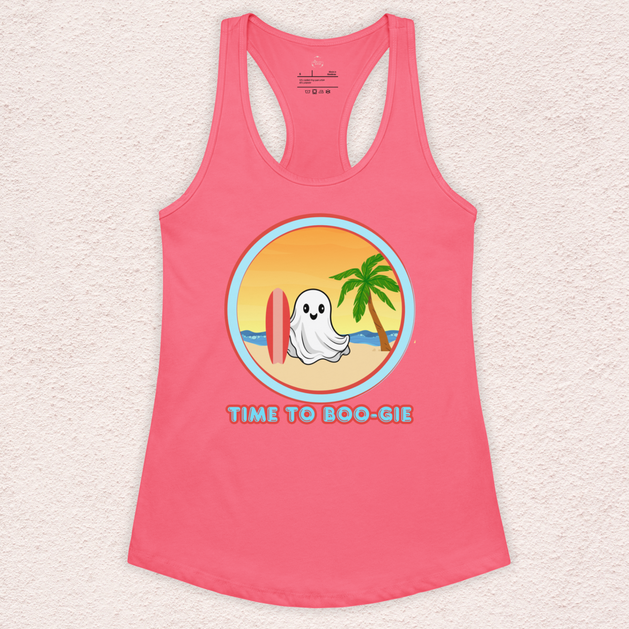 Time to Boo-gie Racerback Tank | Women’s Ghost Surf Summerween Top