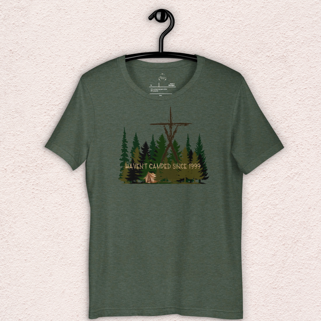 Haven’t Camped Since 1999 Tee | Unisex Funny Horror Camp Graphic Shirt