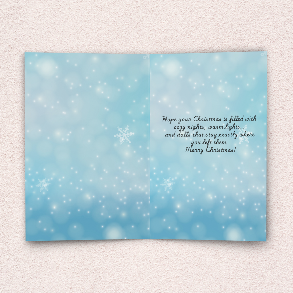 Creepmas Clown Horror Card | 4x6 Spooky Holiday Greeting