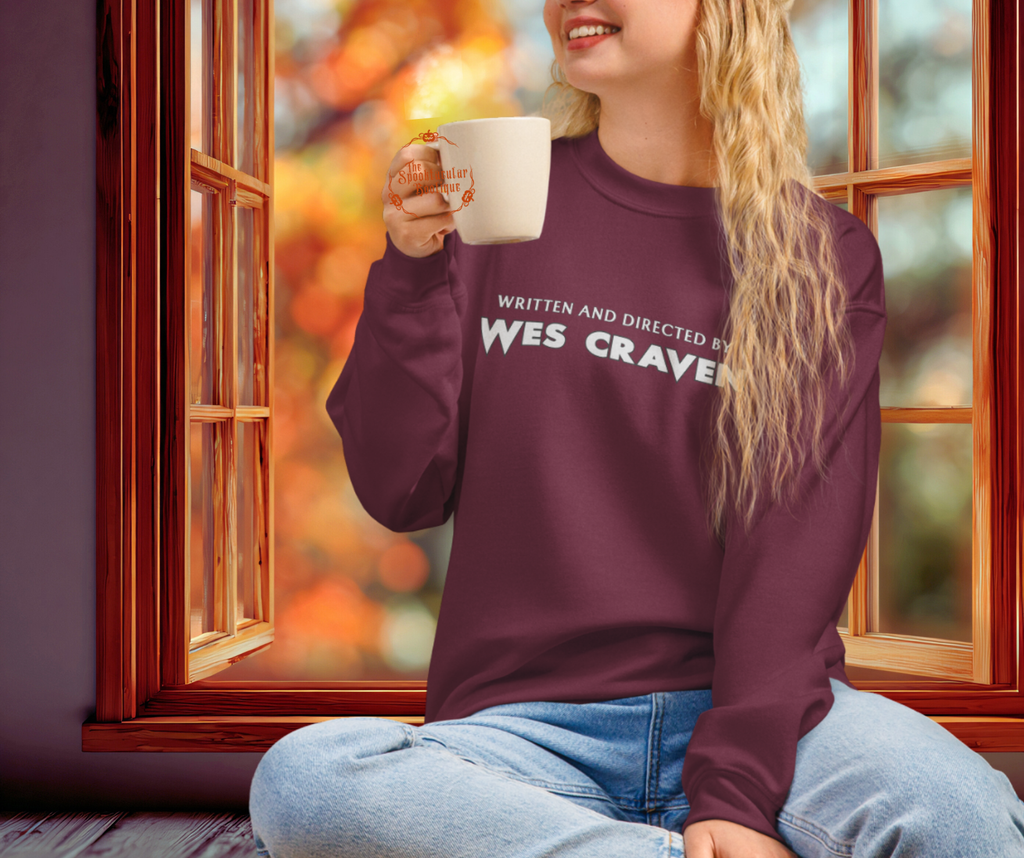 Written & Directed by Wes Craven Sweatshirt | Unisex Horror Film Lover Crewneck