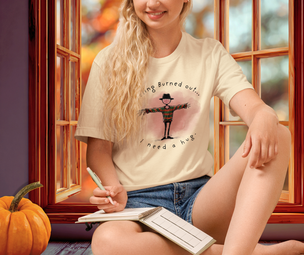 Feeling Burned Out Tee | Unisex Funny Slasher Horror Graphic Shirt