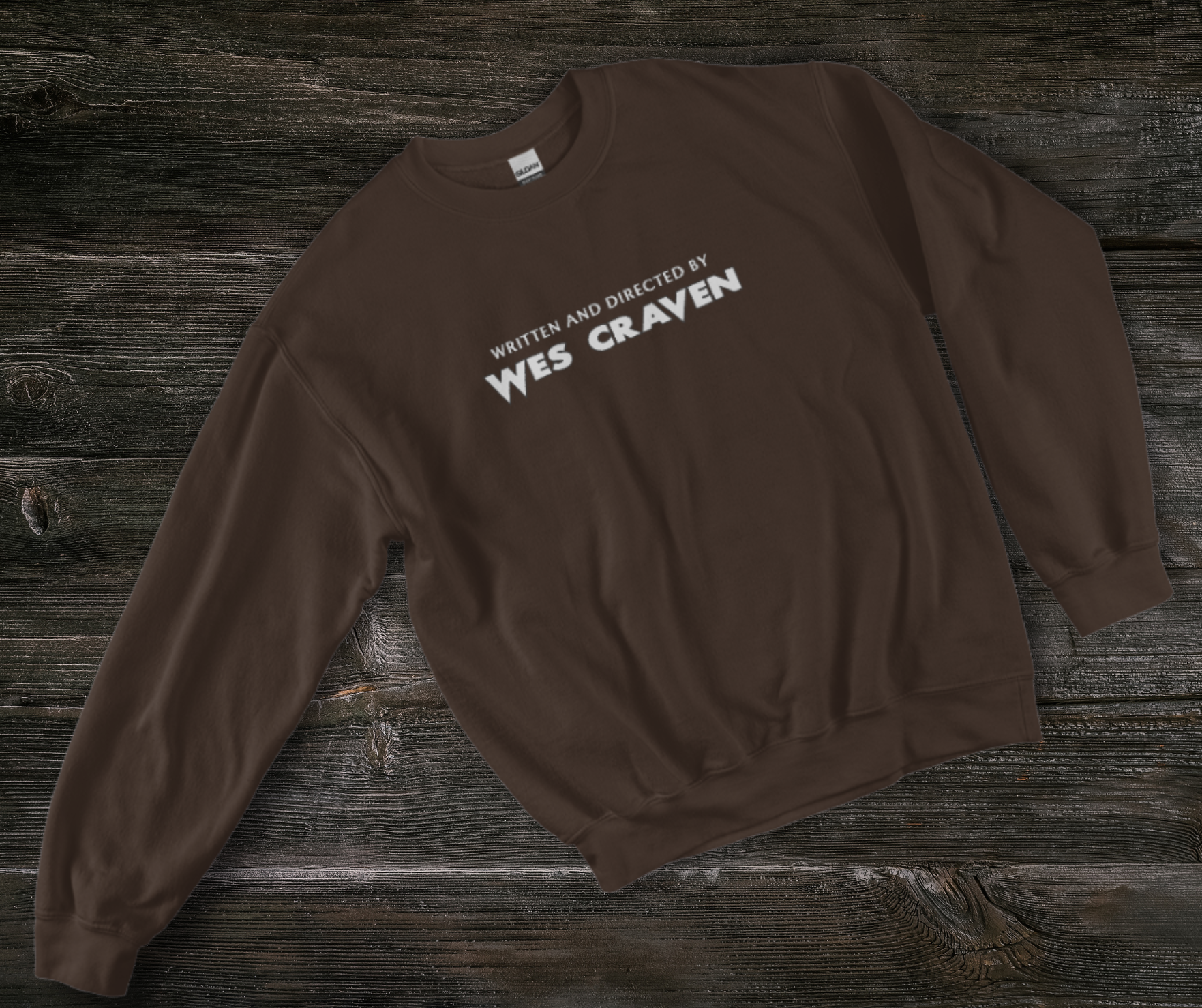 Written & Directed by Wes Craven Sweatshirt | Unisex Horror Film Lover Crewneck