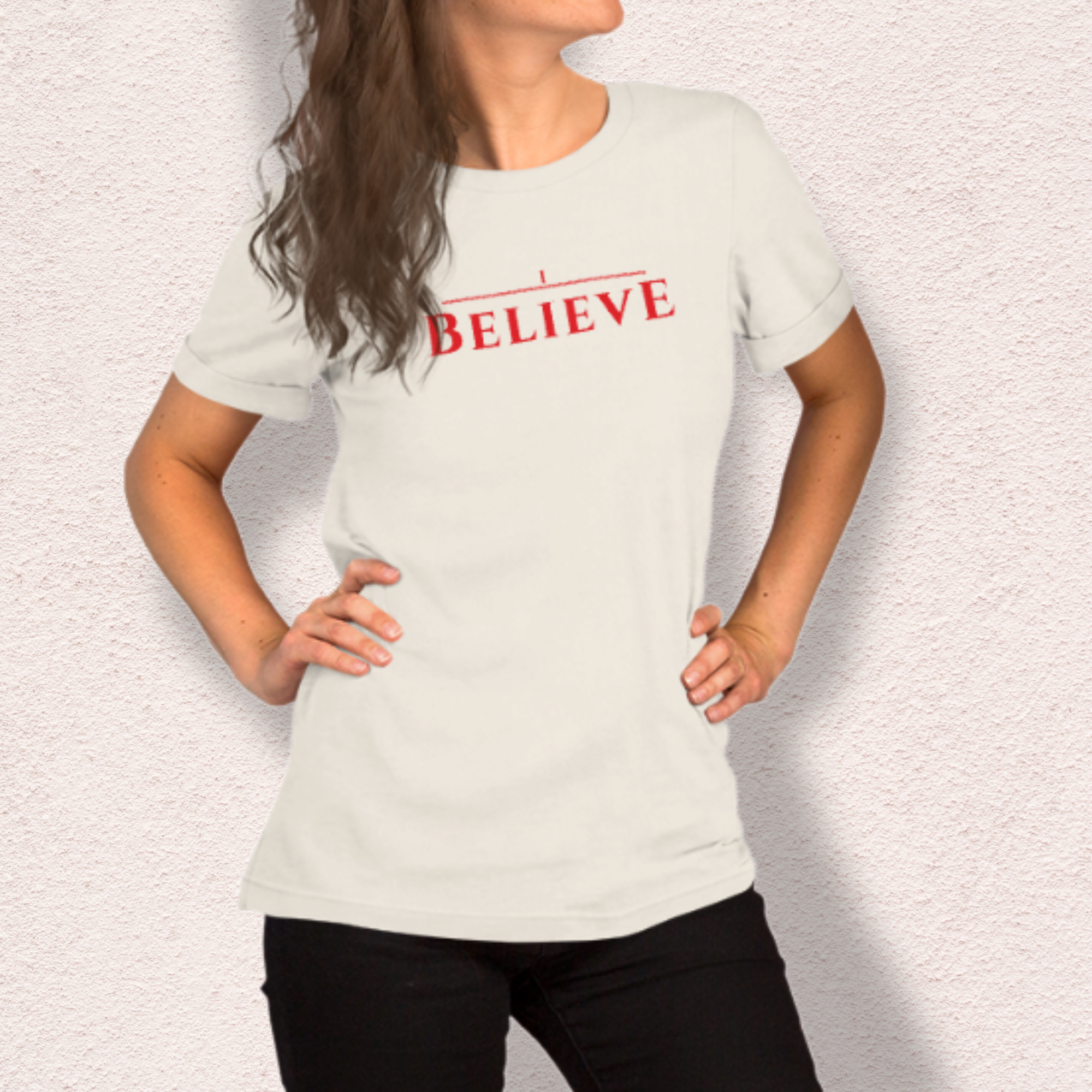 “I Believe” Upside Down Girl Survival Tee | Retro 80s Sci-Fi Inspired Graphic T-Shirt