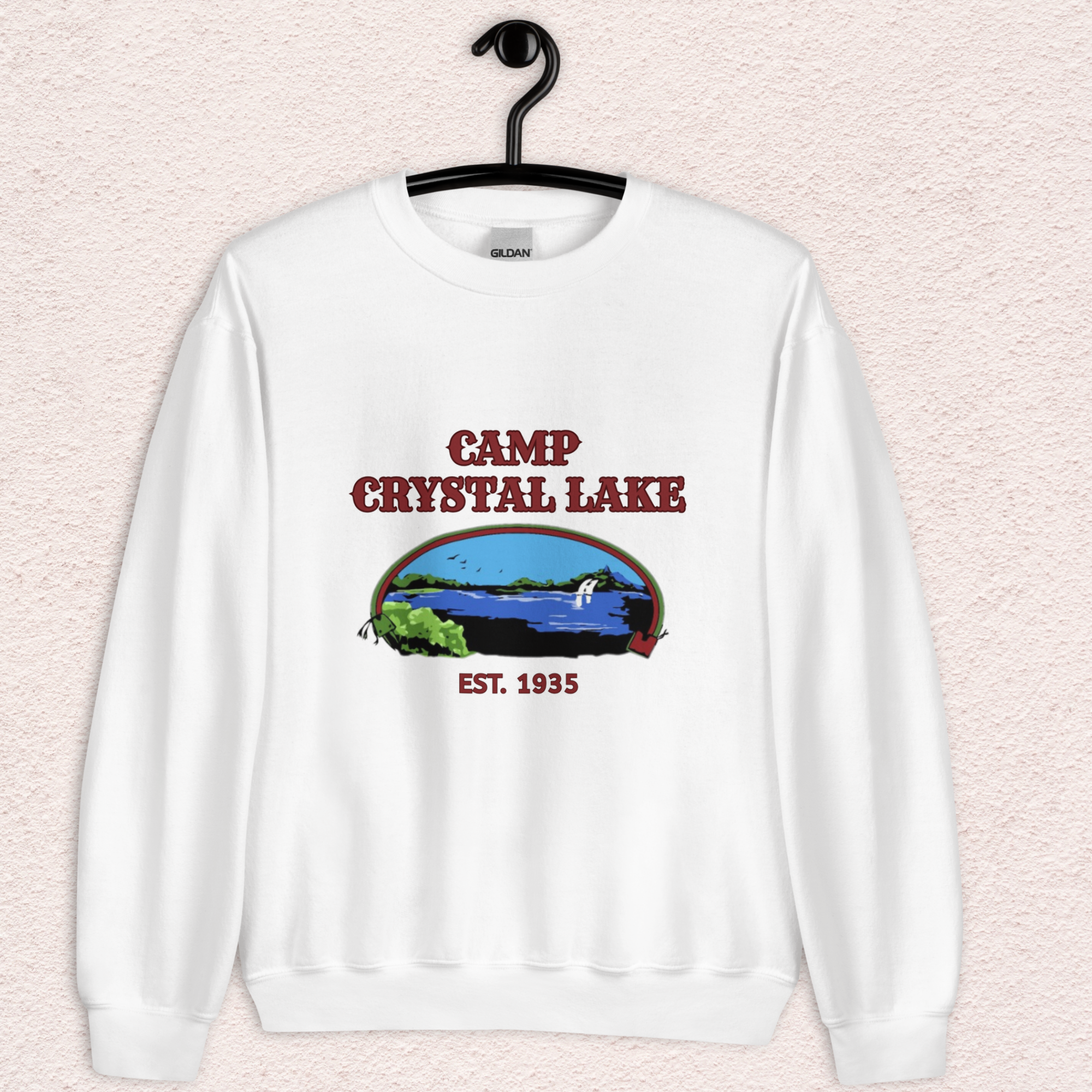 Vintage Camp Slasher Sweatshirt | Gildan Unisex Crewneck