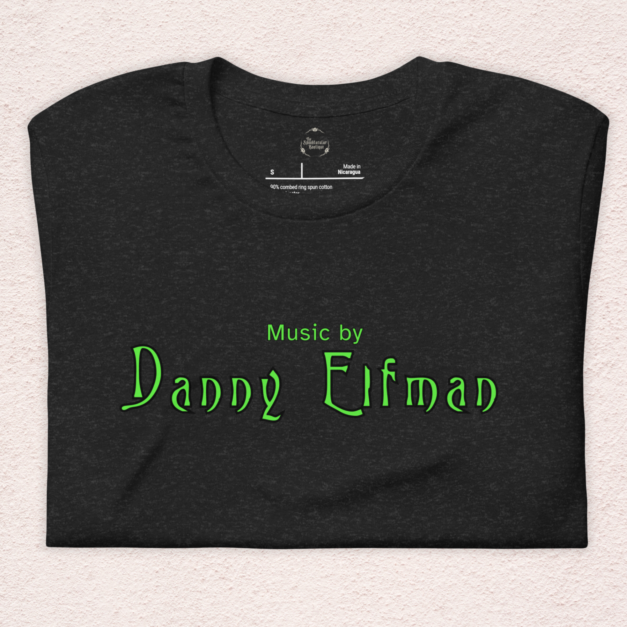 Music by Danny Elfman Tee | Unisex Gothic Film Score Graphic Shirt