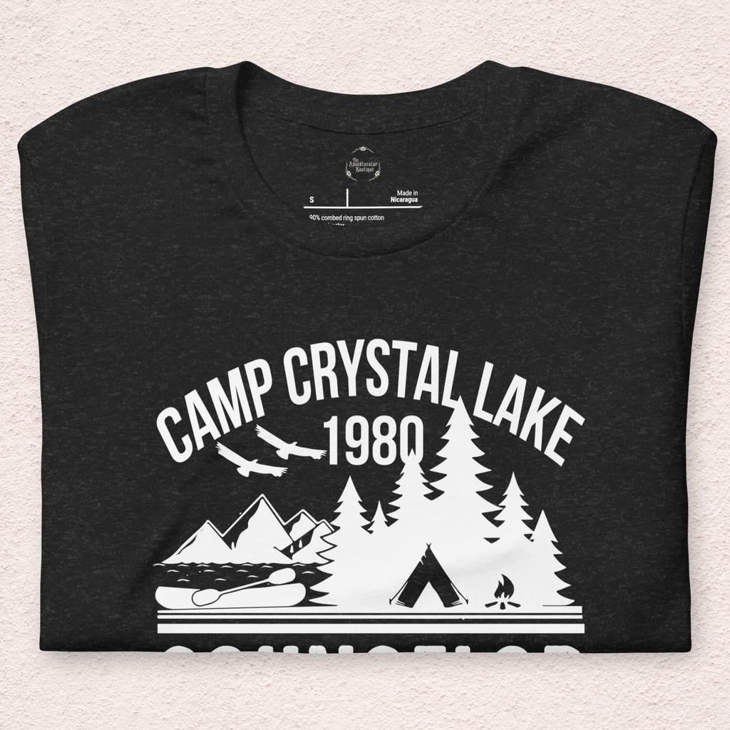 Camp Crystal Lake Tee | Unisex Vintage Summer Camp Horror Shirt