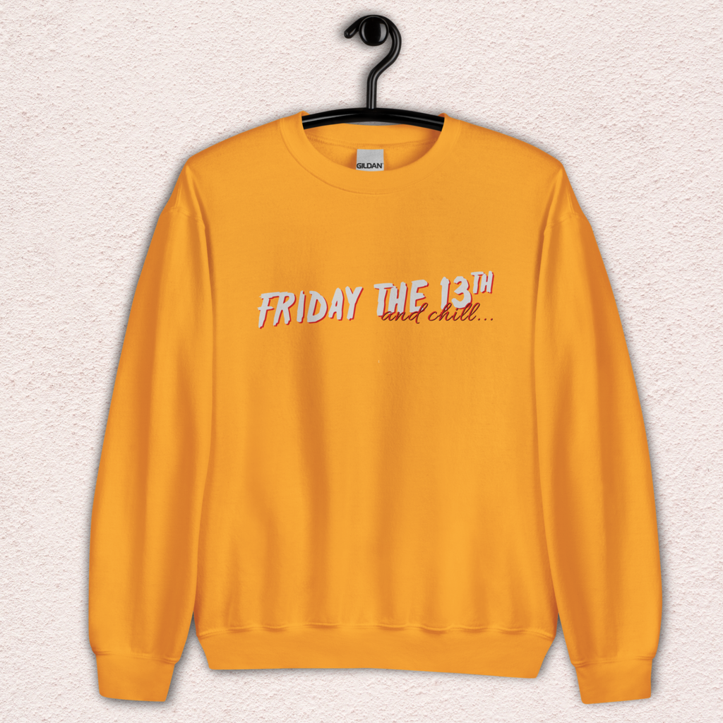 Camp Slasher and Chill Crewneck Sweatshirt | Cozy Horror Loungewear