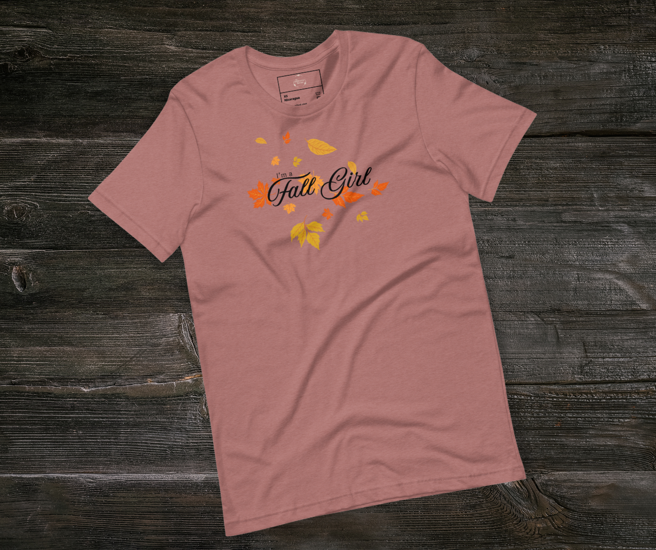 Fall Girl Tee | Unisex Cute Autumn Leaves Graphic Shirt