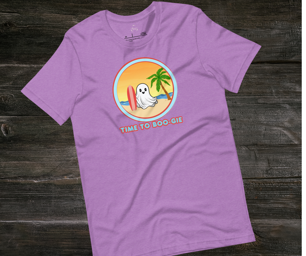Time to Boo-gie Tee | Unisex Summerween Ghost Surf Graphic Shirt