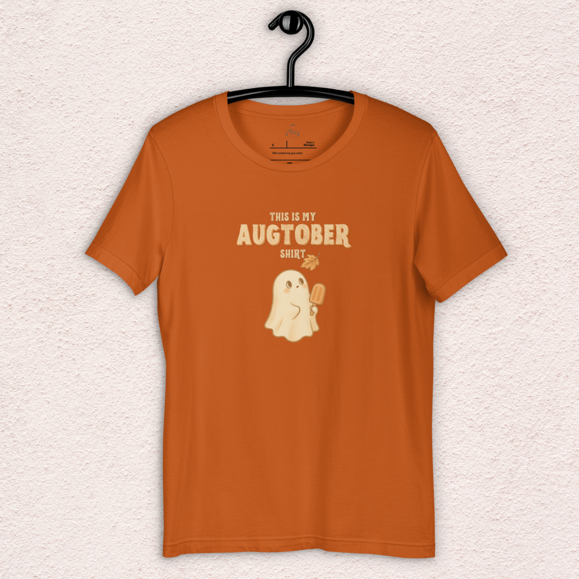 This Is My Augtober Shirt Tee | Unisex Ghost Fall Graphic Shirt