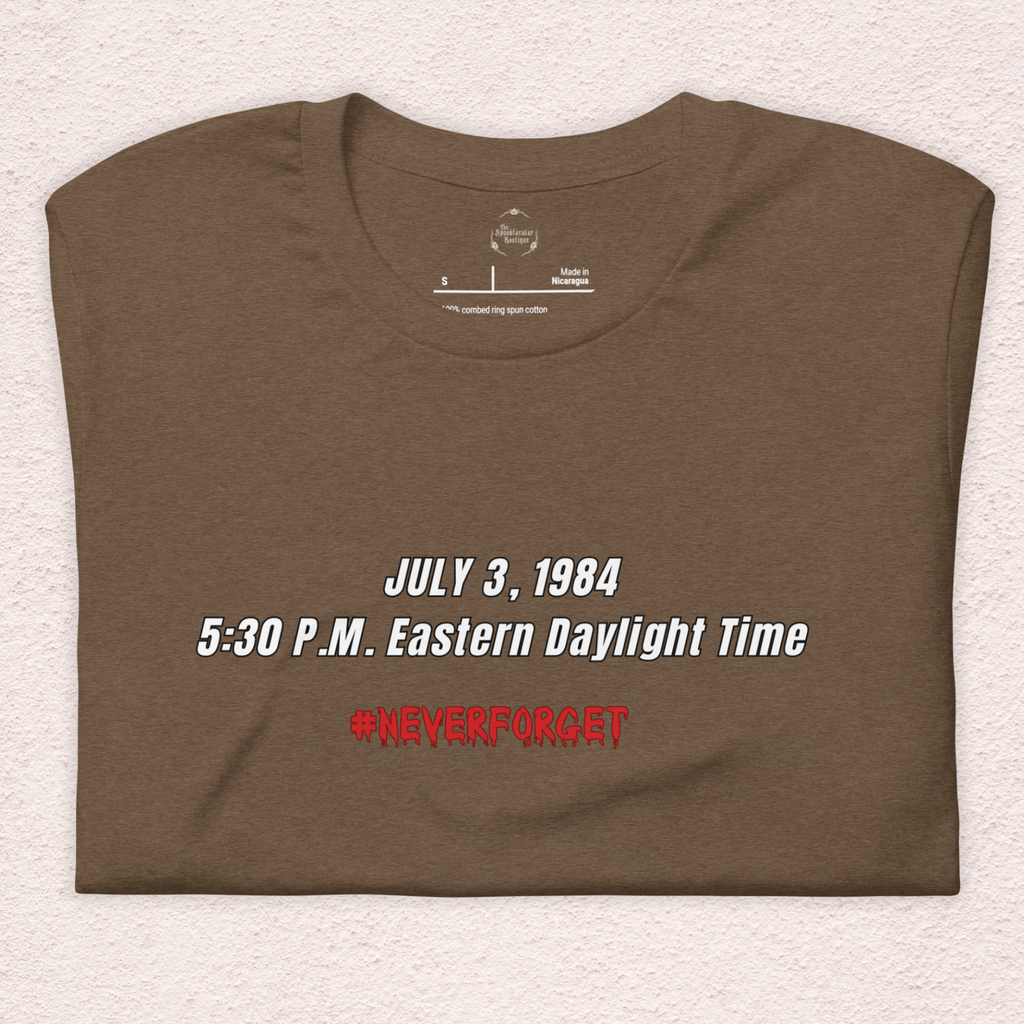 July 3, 1984 Tee | Unisex Horror Cult Classic Graphic Shirt