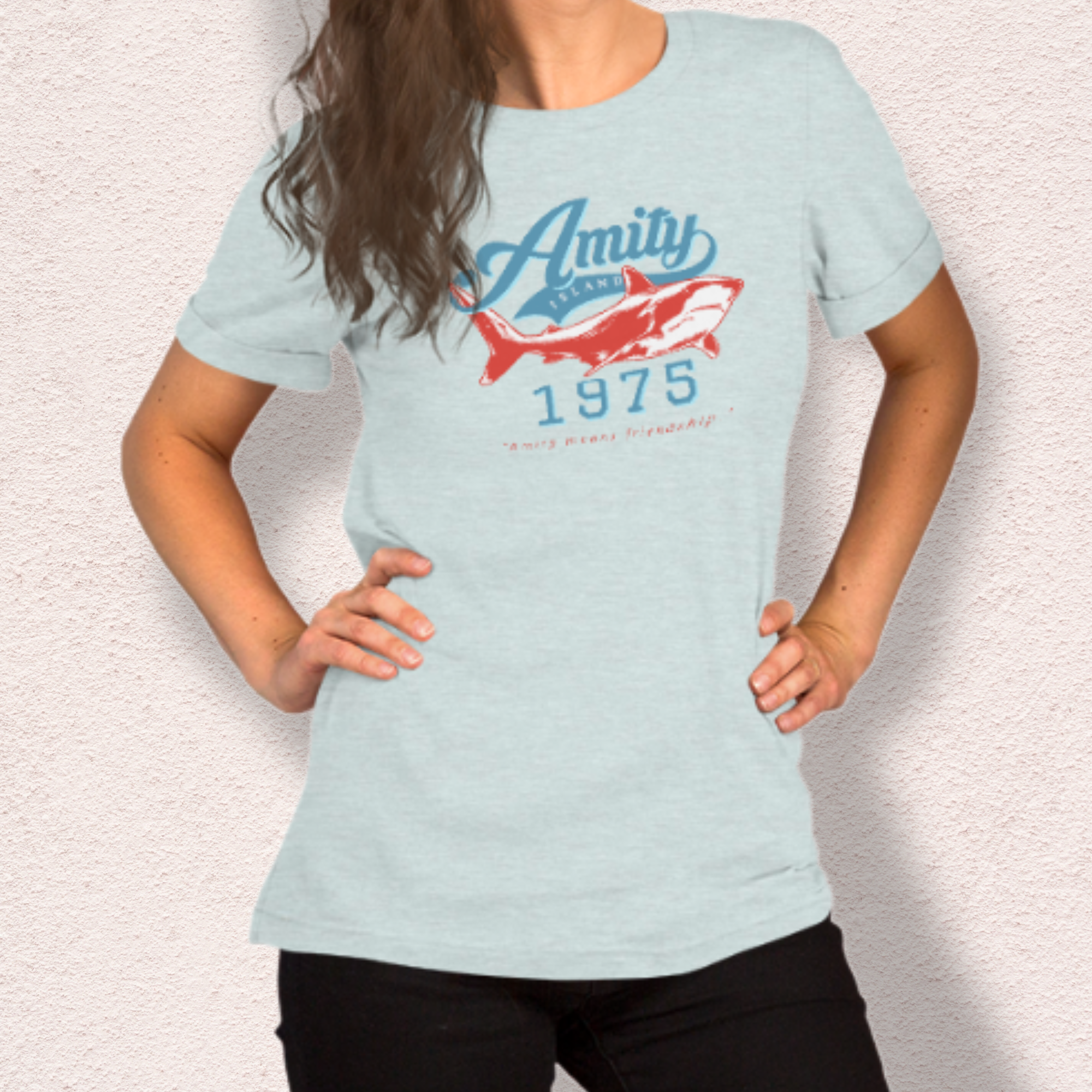 Amity Means Friendship Tee | Unisex Coastal Horror Graphic Shirt