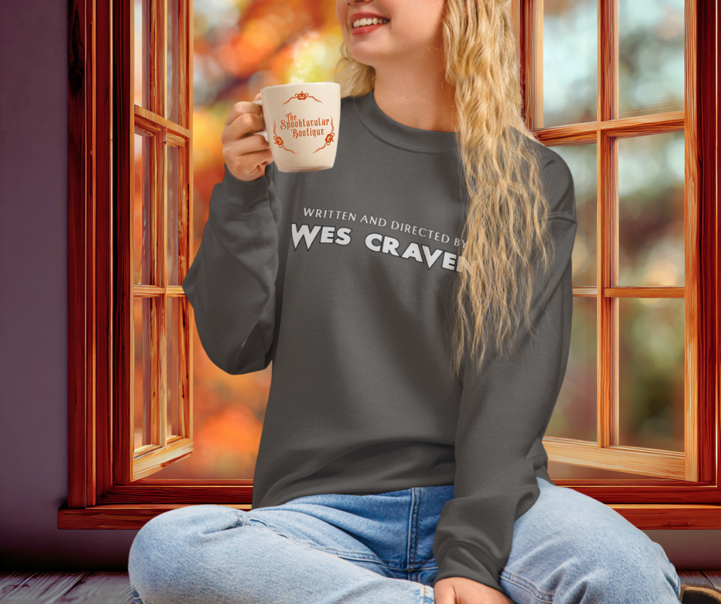Written & Directed by Wes Craven Sweatshirt | Unisex Horror Film Lover Crewneck