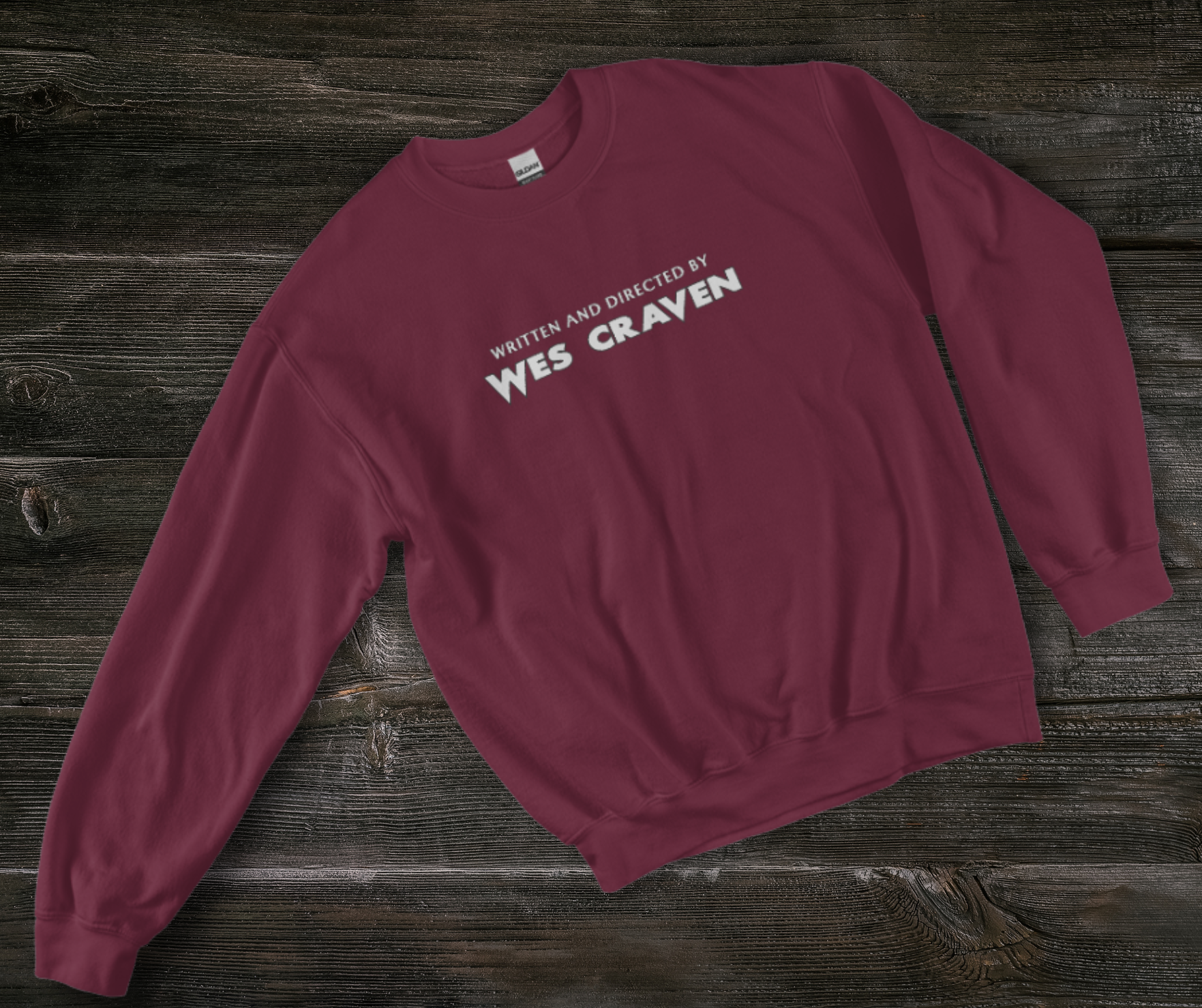 Written & Directed by Wes Craven Sweatshirt | Unisex Horror Film Lover Crewneck