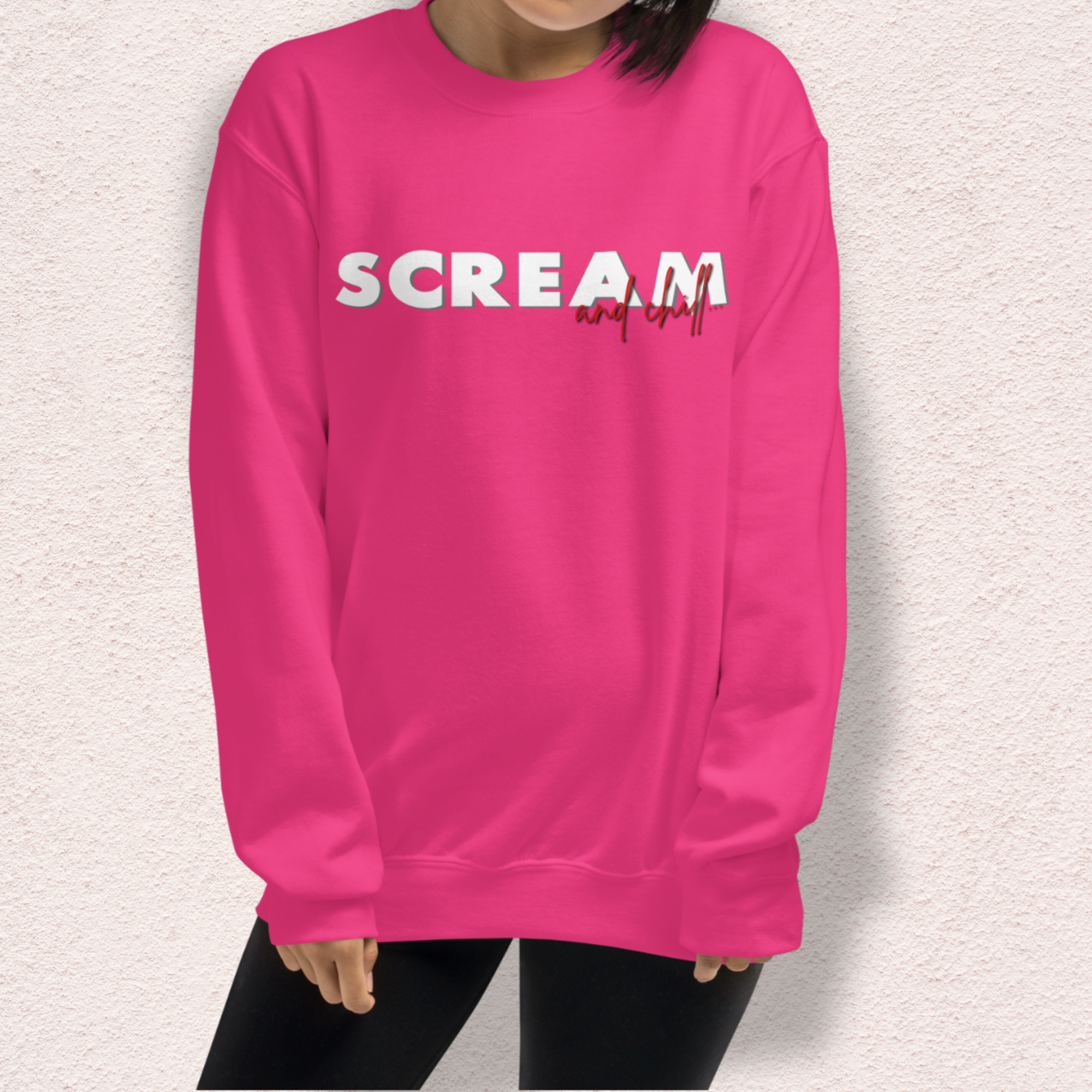 Final Girl and Chill Crewneck Sweatshirt | Cozy Slasher Loungewear