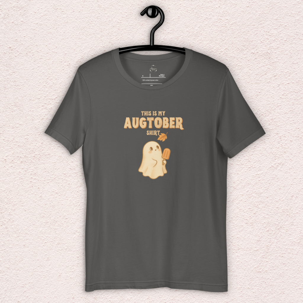 This Is My Augtober Shirt Tee | Unisex Ghost Fall Graphic Shirt