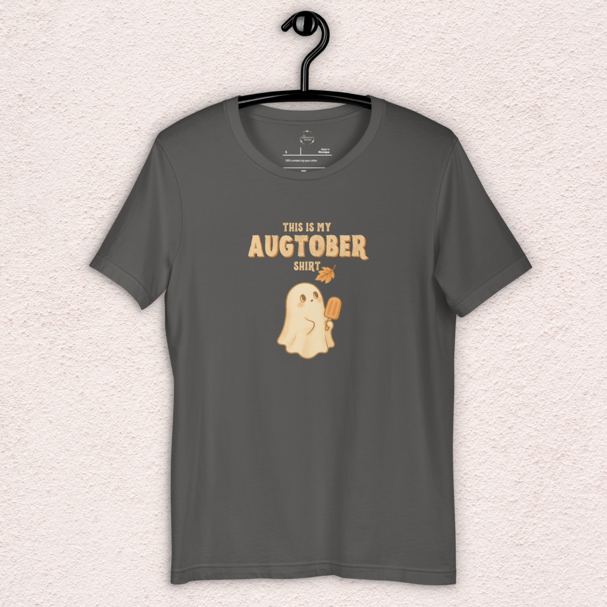 This Is My Augtober Shirt Tee | Unisex Ghost Fall Graphic Shirt
