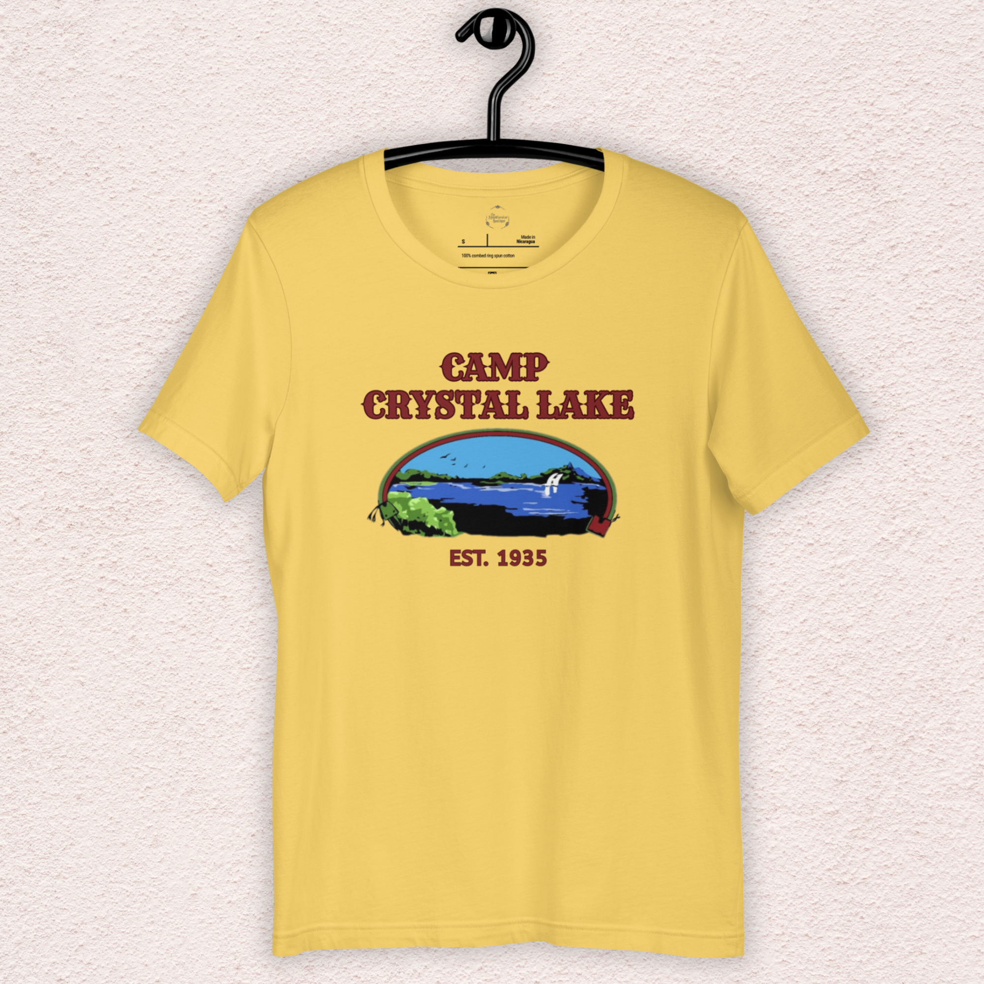 Camp Crystal Lake Tee | Unisex Vintage Horror Camp Graphic Shirt