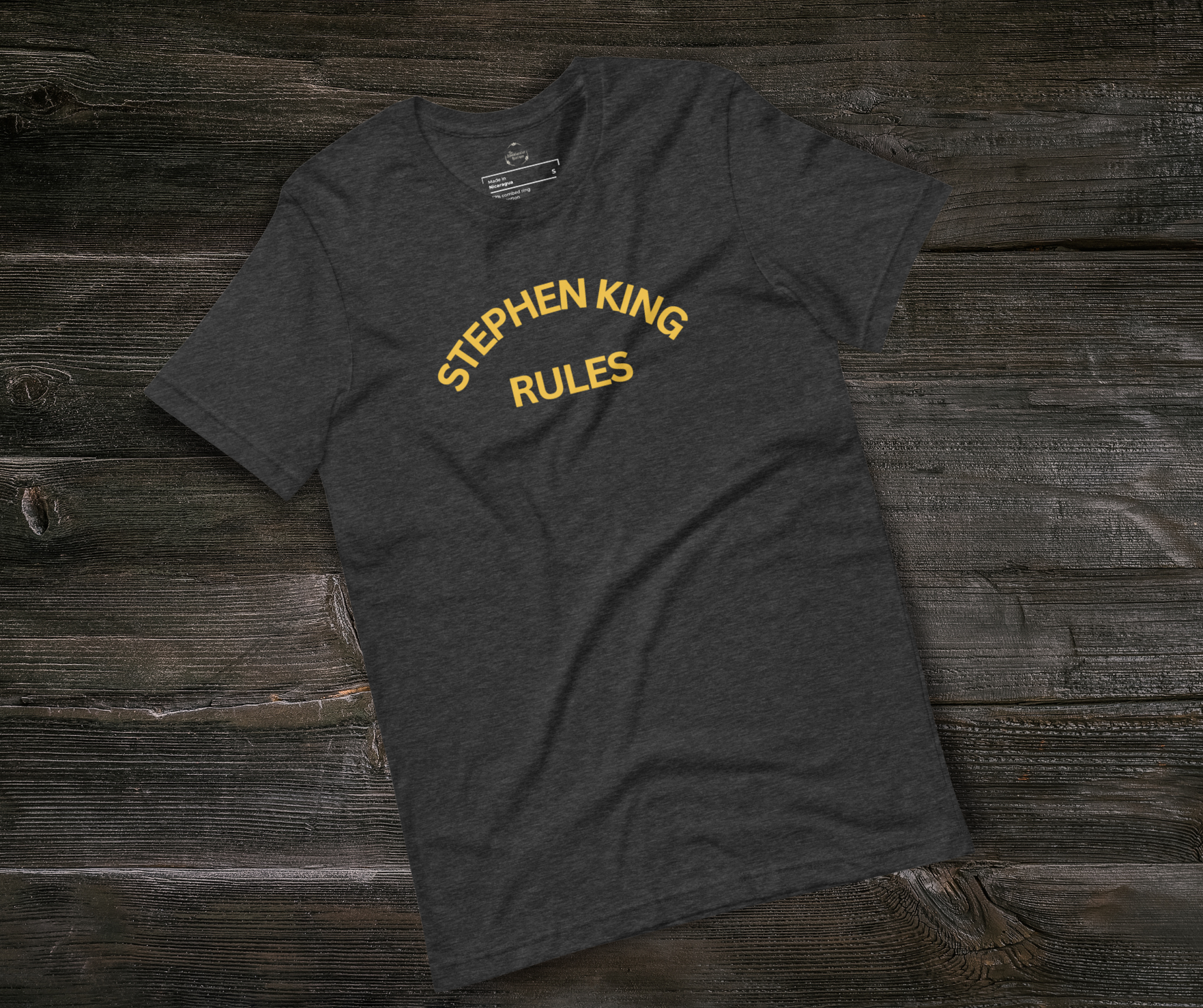 Stephen King Rules Tee | Unisex Horror Book Lover Graphic Shirt