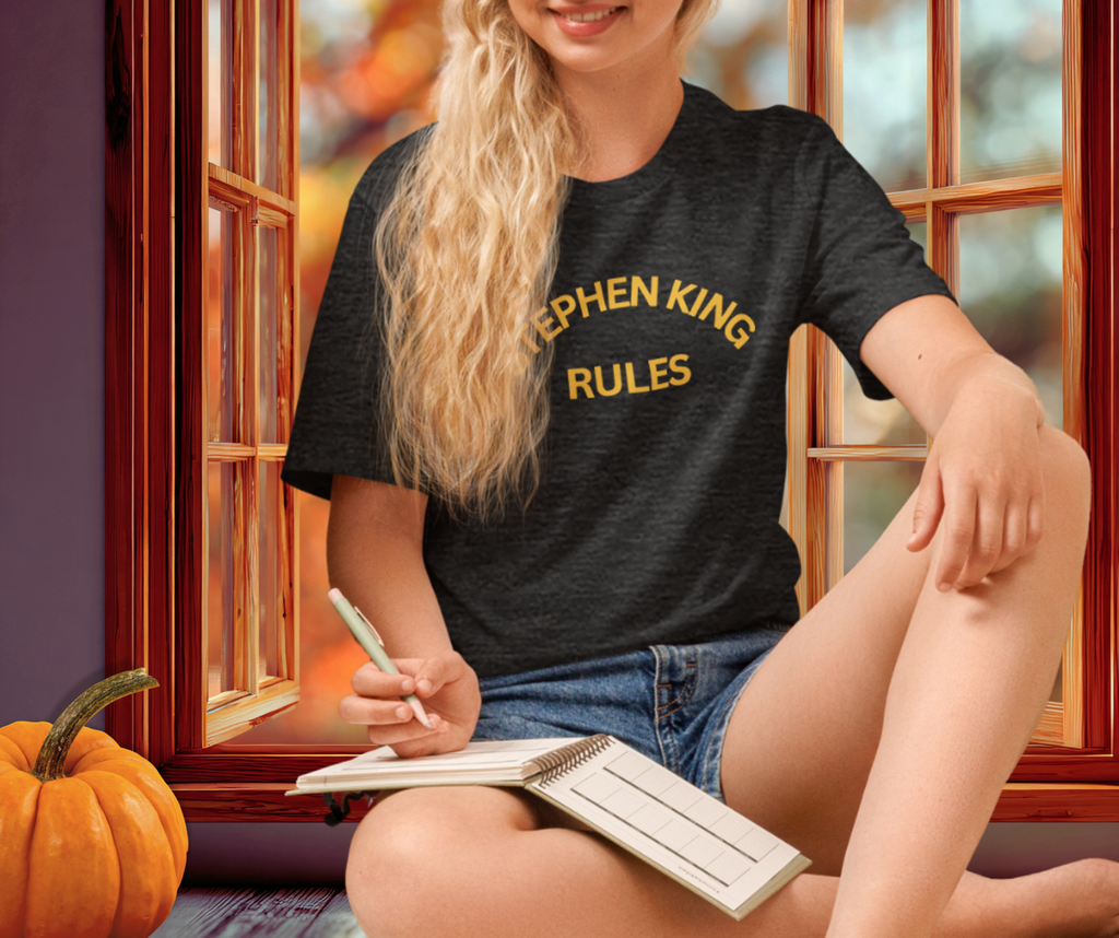 Stephen King Rules Tee | Unisex Horror Book Lover Graphic Shirt