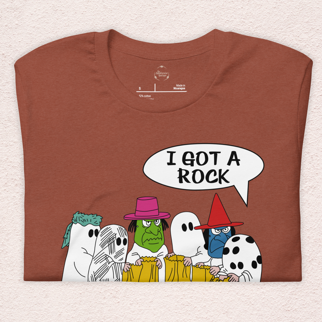 I Got a Rock Tee | Unisex Funny Halloween Trick-or-Treat Shirt