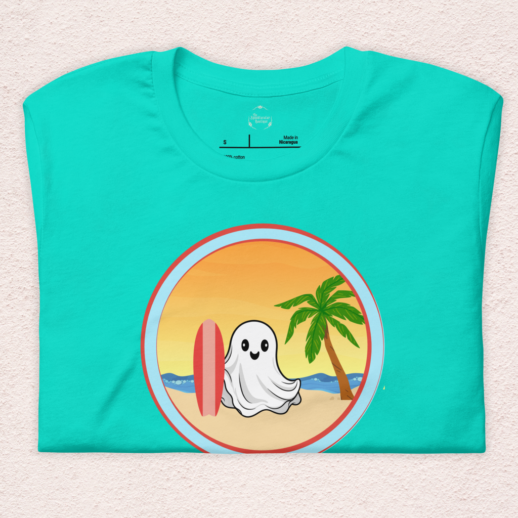 Time to Boo-gie Tee | Unisex Summerween Ghost Surf Graphic Shirt