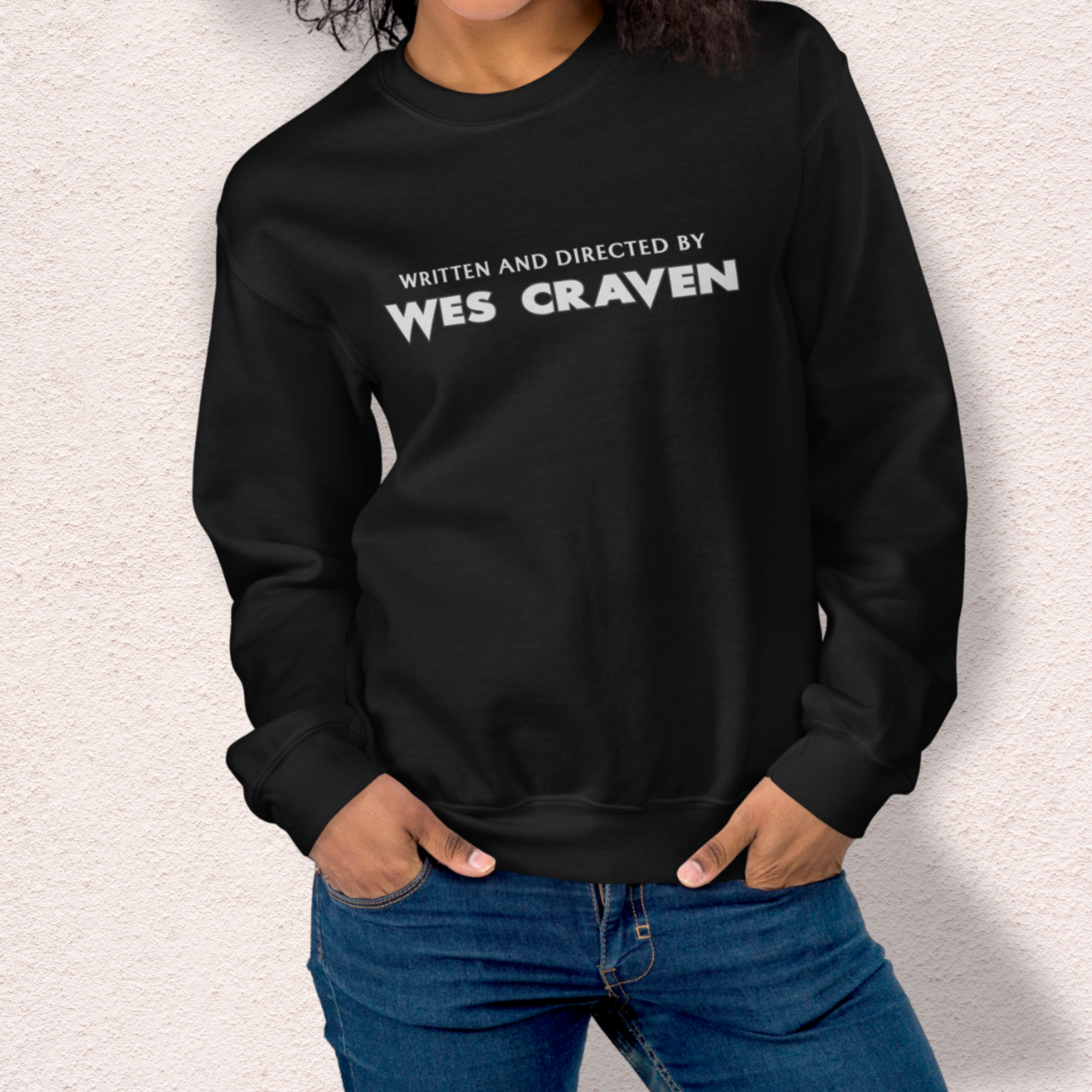 Written & Directed by Wes Craven Sweatshirt | Unisex Horror Film Lover Crewneck