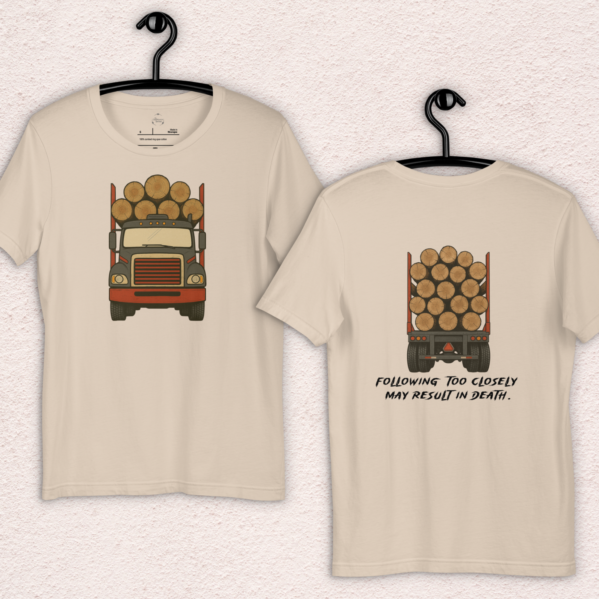 Following Too Closely Tee | Unisex Funny Horror Driving Graphic Shirt