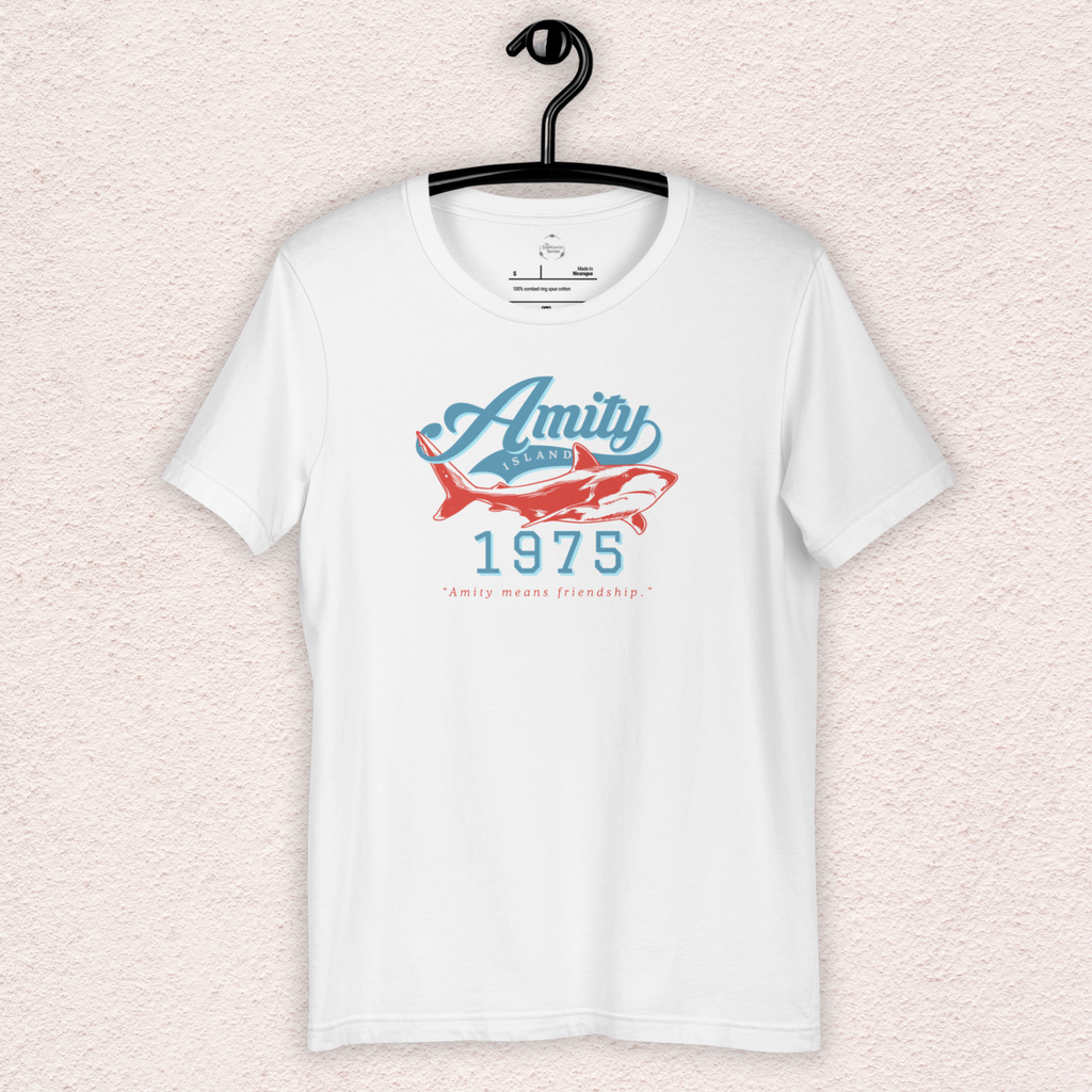 Amity Means Friendship Tee | Unisex Coastal Horror Graphic Shirt