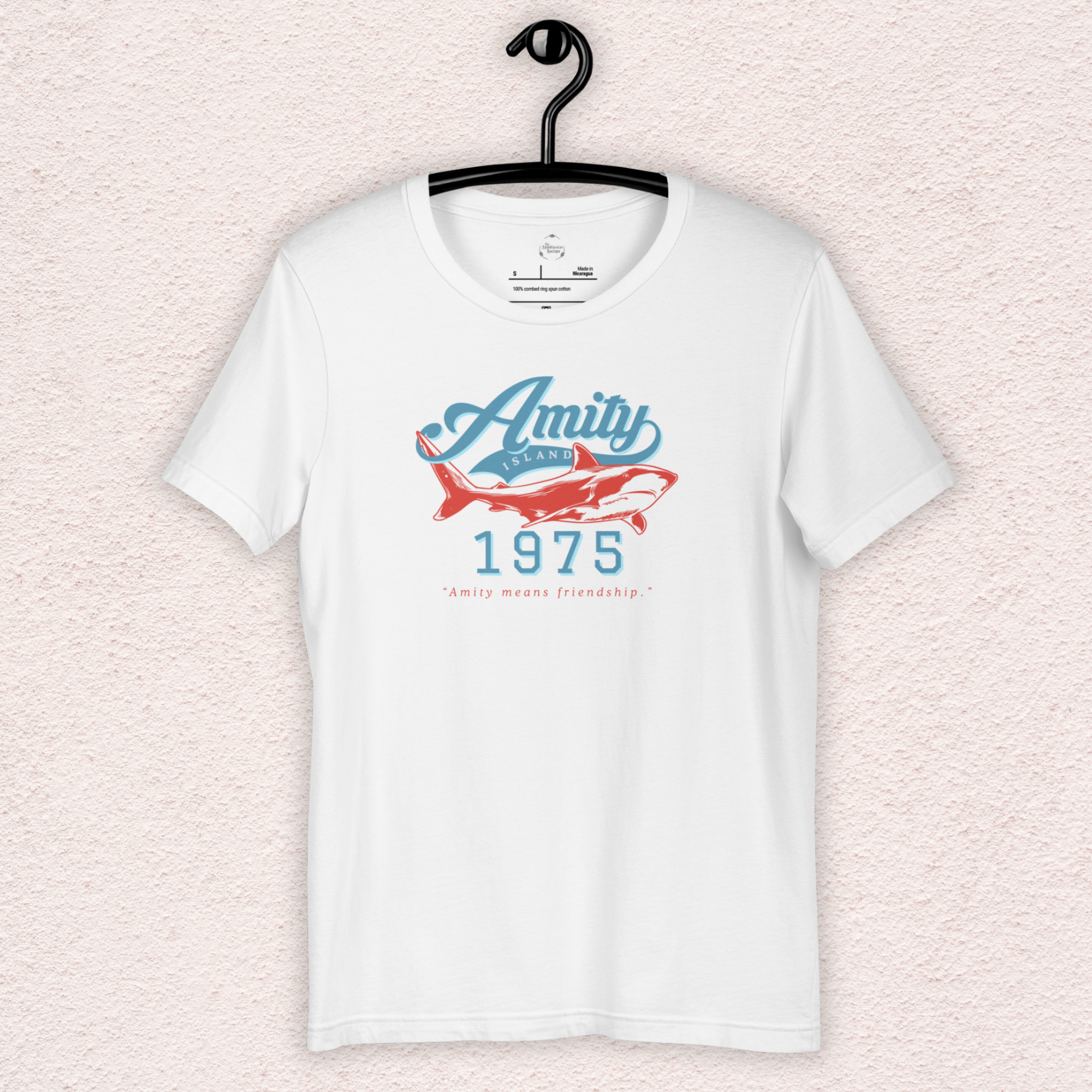 Amity Means Friendship Tee | Unisex Coastal Horror Graphic Shirt