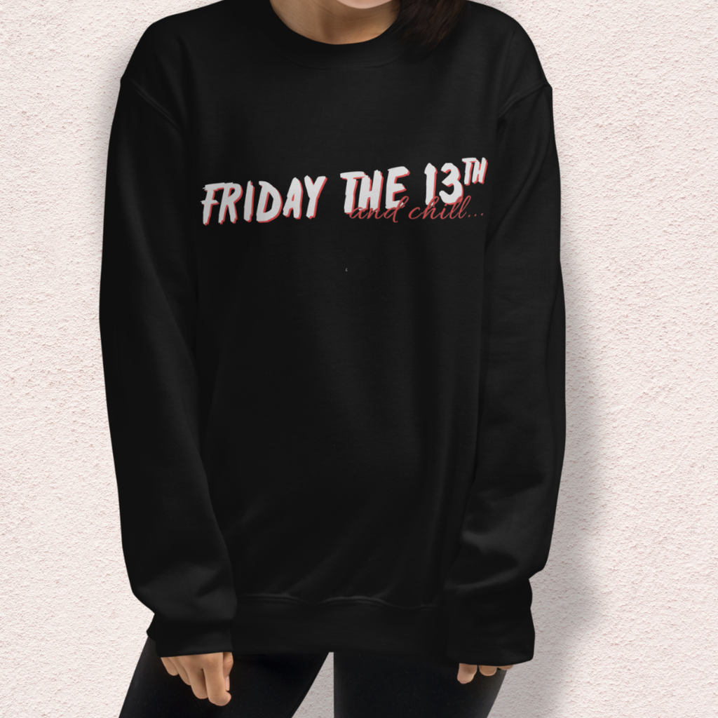 Camp Slasher and Chill Crewneck Sweatshirt | Cozy Horror Loungewear
