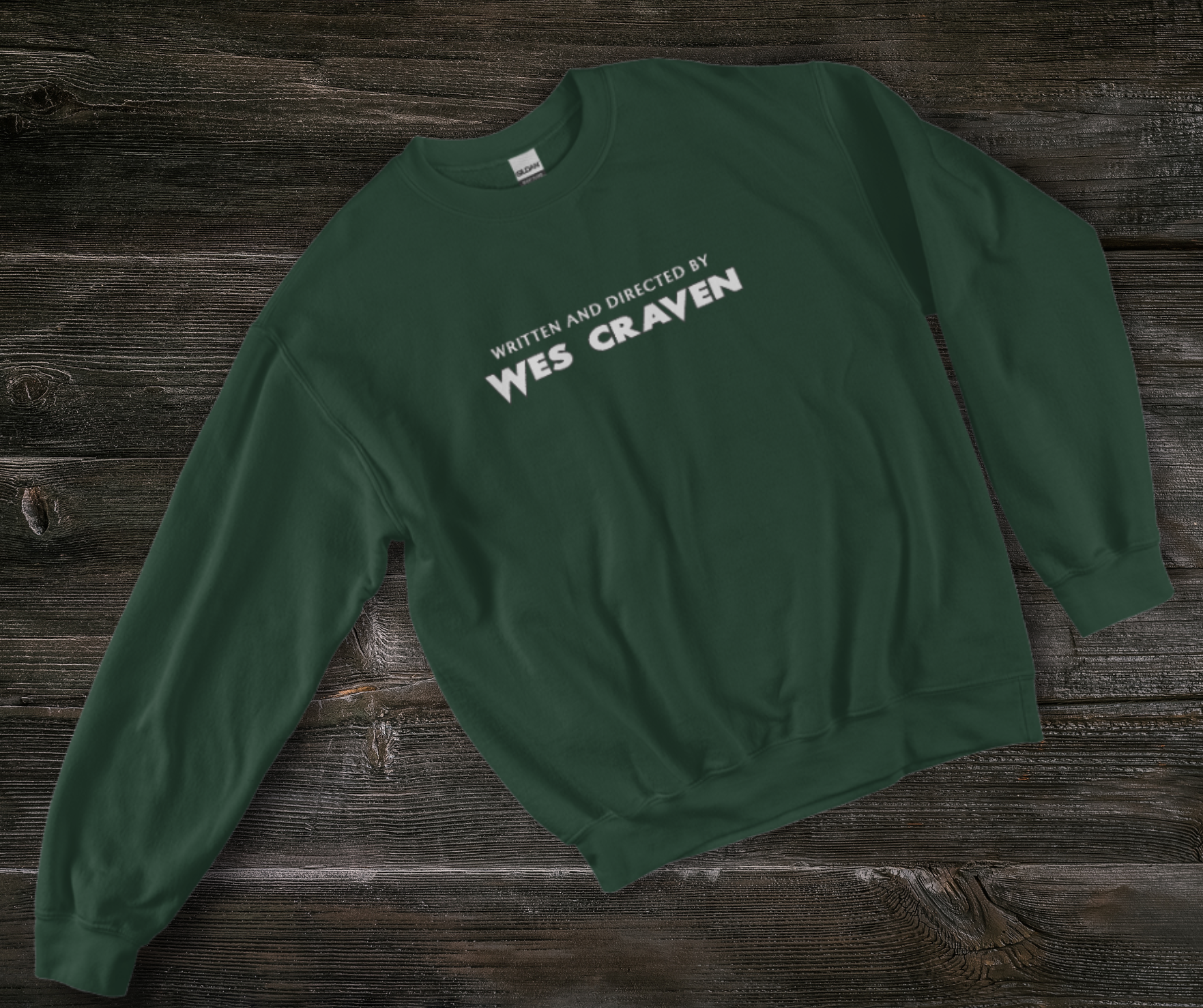 Written & Directed by Wes Craven Sweatshirt | Unisex Horror Film Lover Crewneck