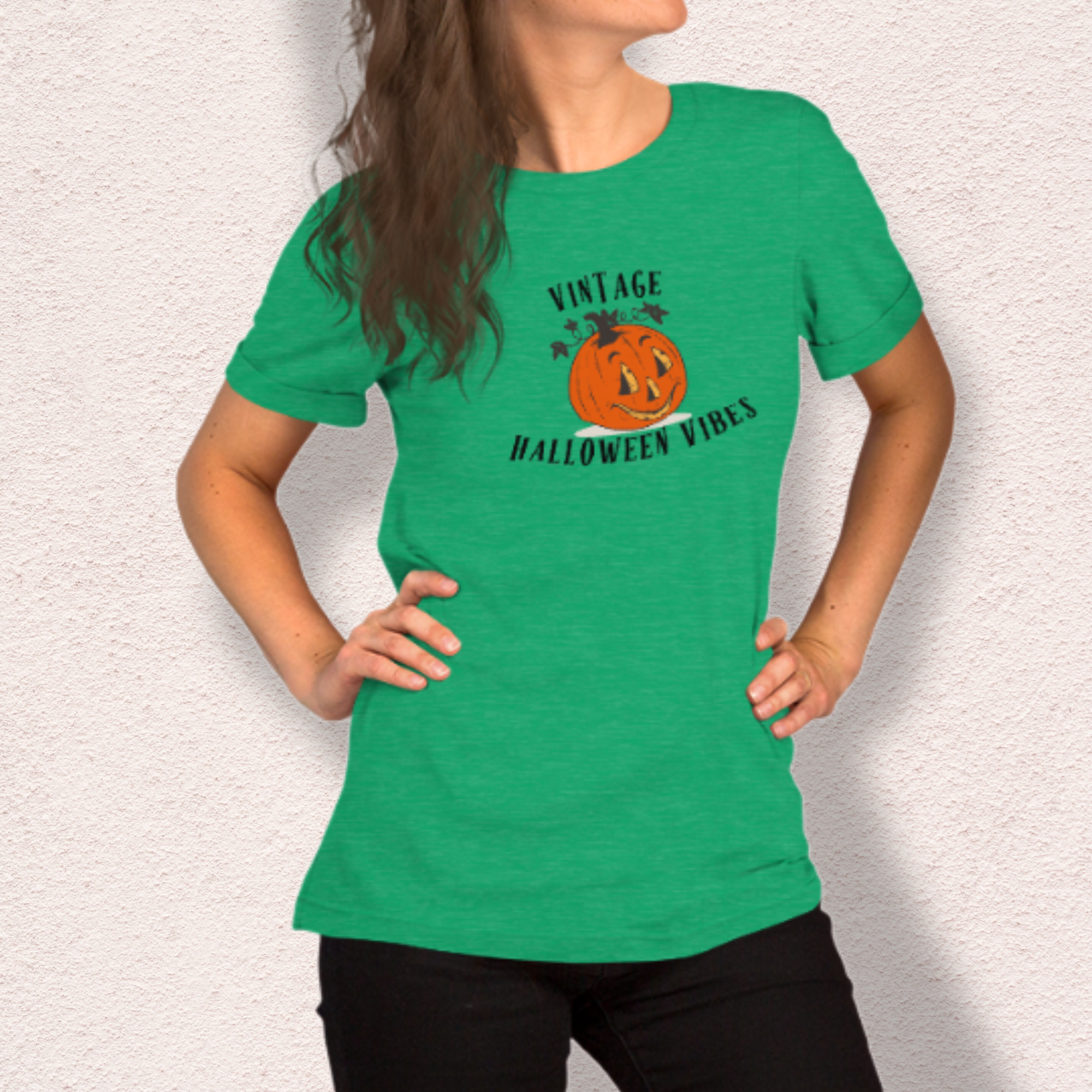 Vintage Halloween Vibes Tee | Unisex Retro Jack-O’-Lantern Graphic Shirt