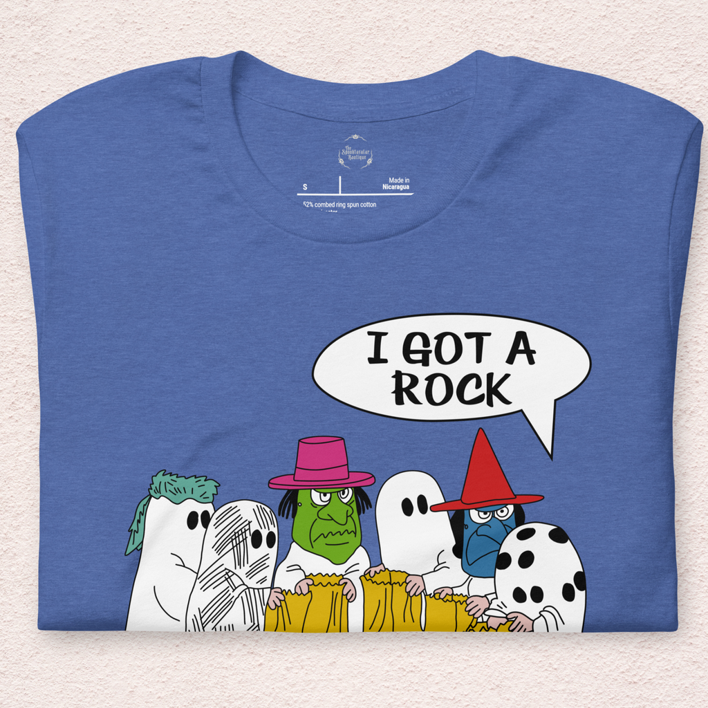 I Got a Rock Tee | Unisex Funny Halloween Trick-or-Treat Shirt