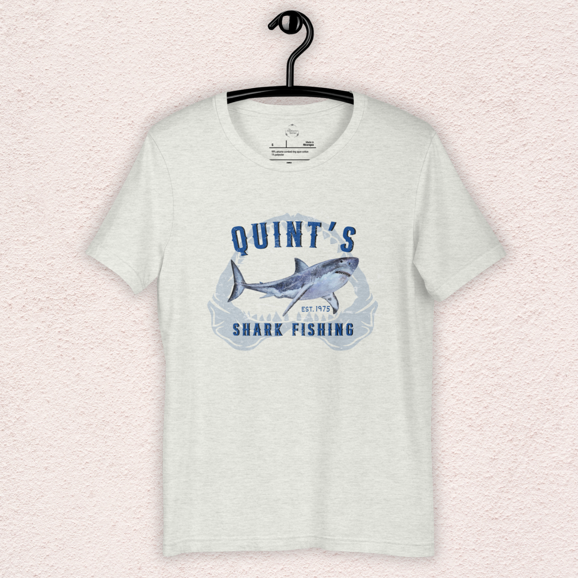 Quint’s Shark Fishing Tee | Unisex Retro Coastal Horror Graphic Shirt