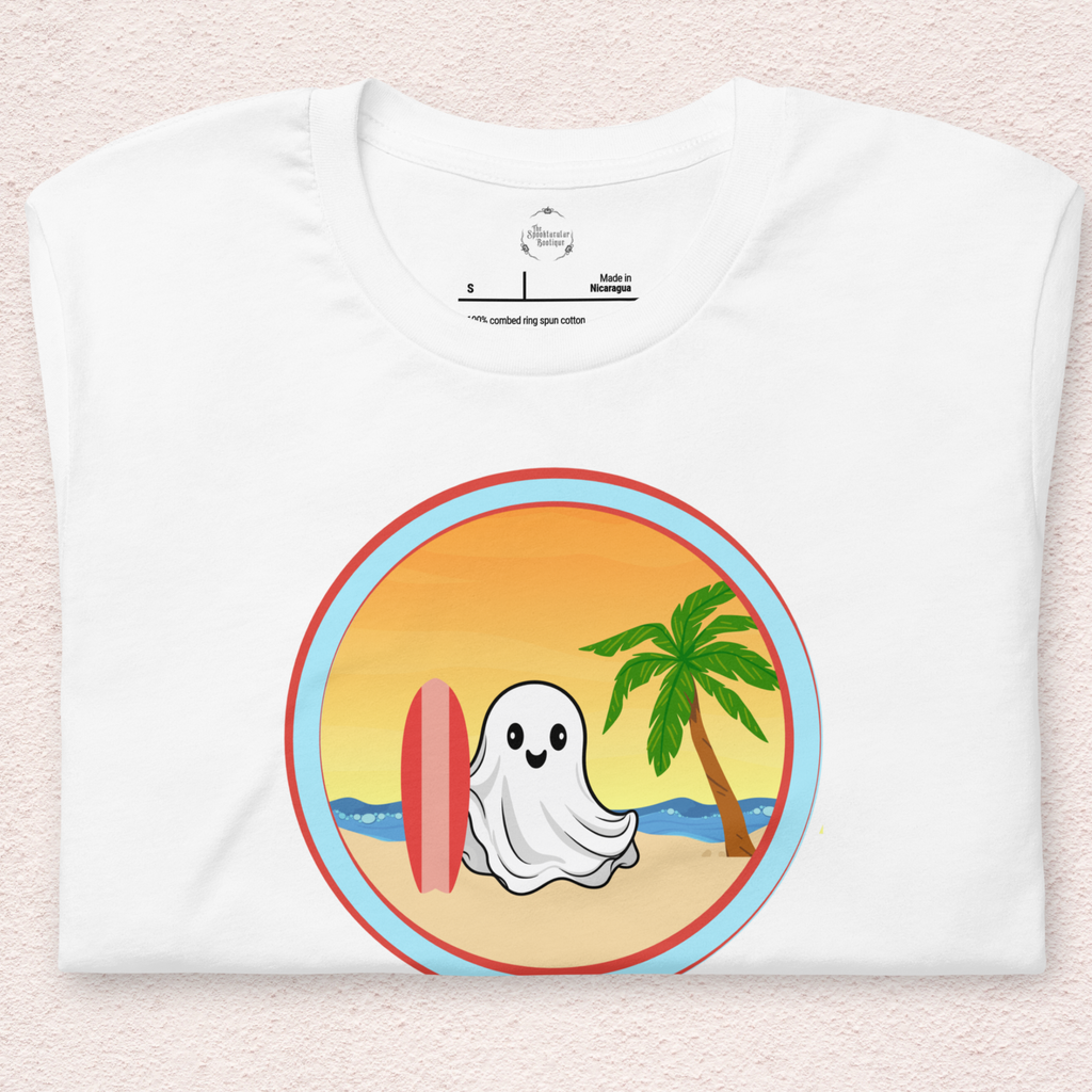 Time to Boo-gie Tee | Unisex Summerween Ghost Surf Graphic Shirt