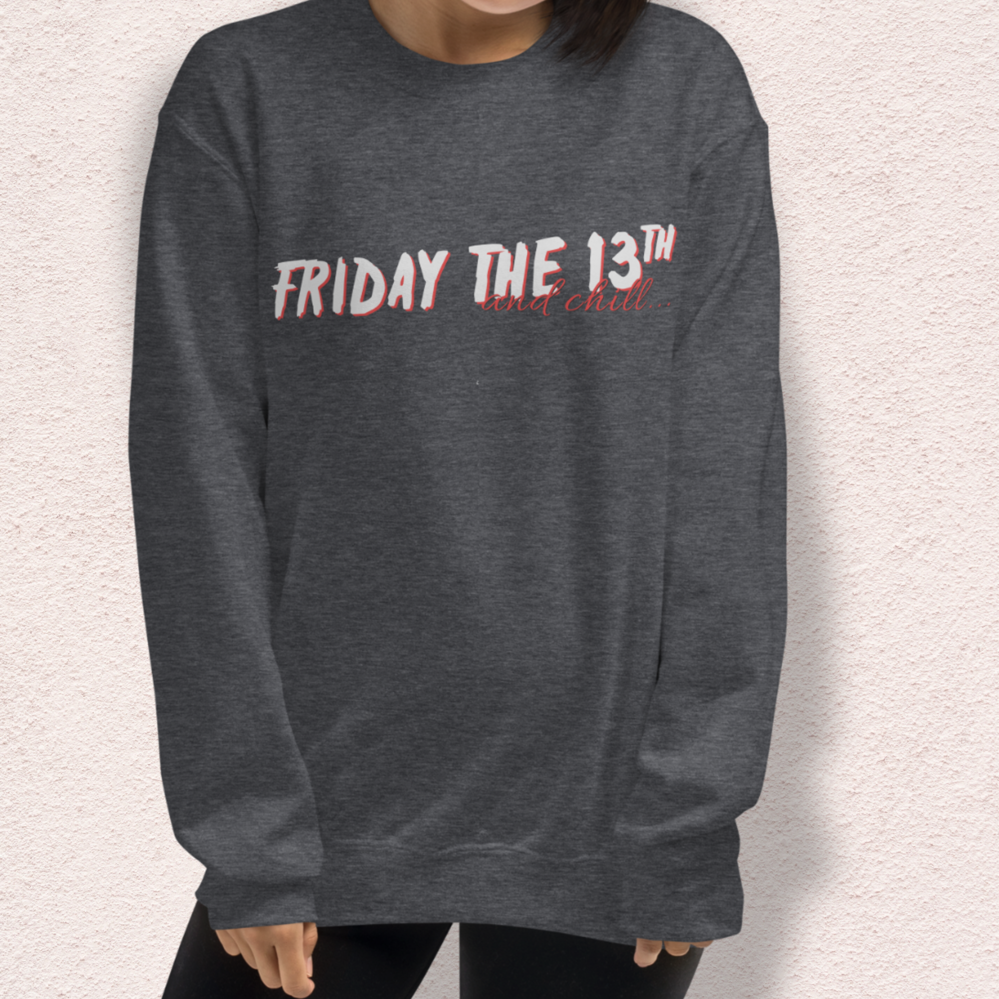 Camp Slasher and Chill Crewneck Sweatshirt | Cozy Horror Loungewear