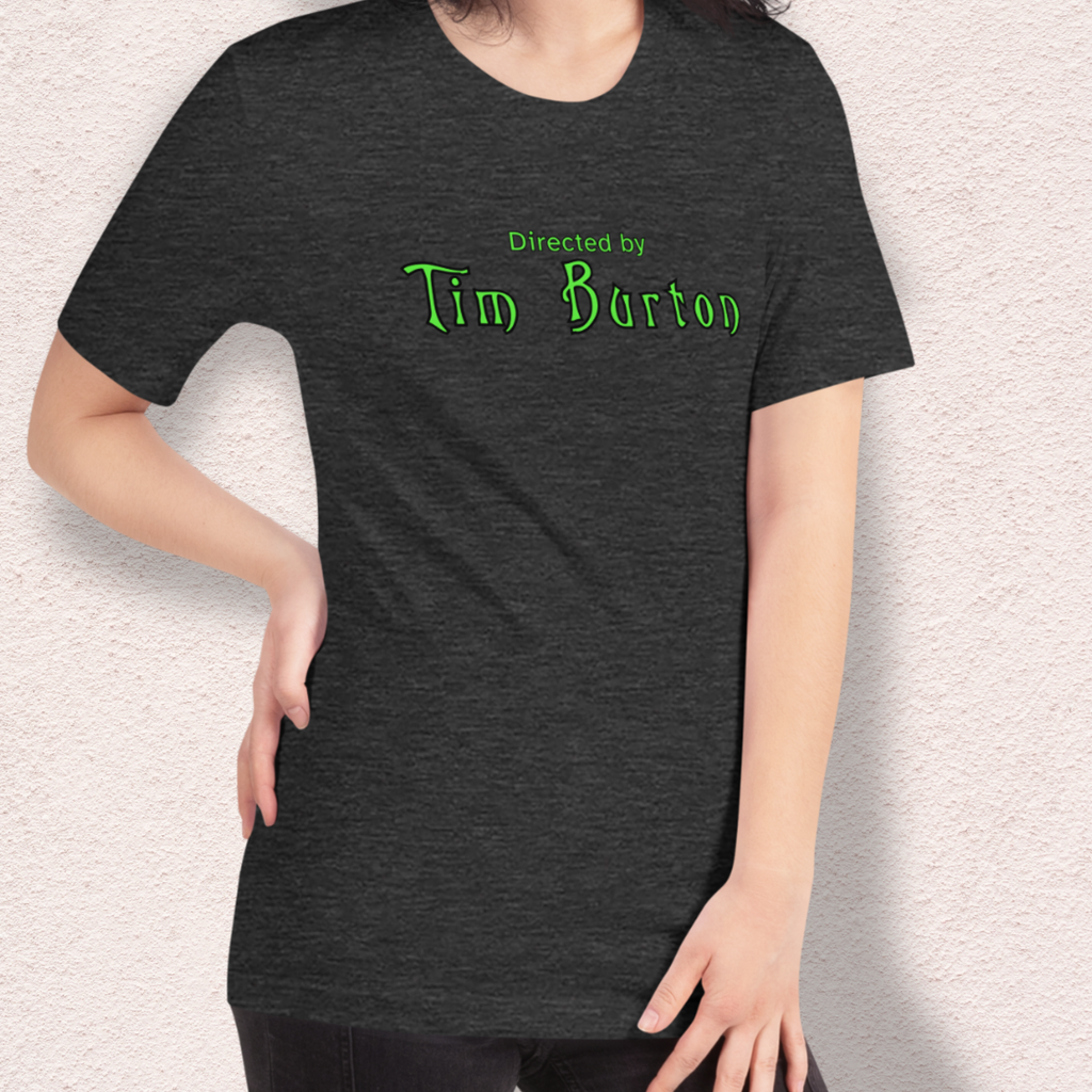 Directed by Tim Burton Tee | Unisex Gothic Film Lover Graphic Shirt